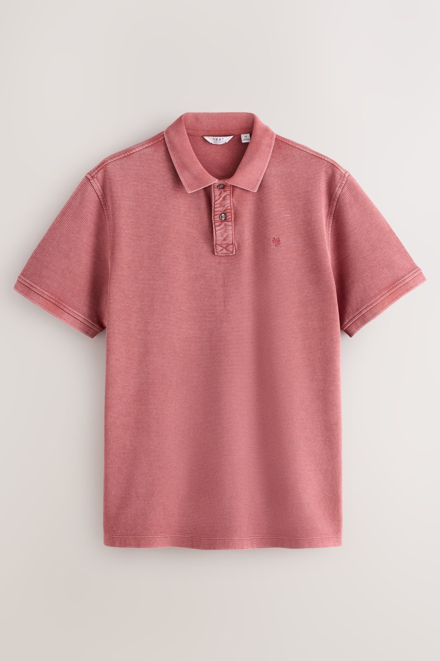 Poloshirt Gewaschenes kurzärmeliges Polo-Shirt