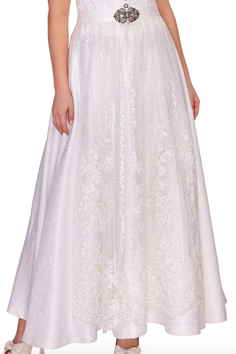 Alpenwahnsinn Dirndl Dirndl lang 2tlg. - TINDRA - offweiß