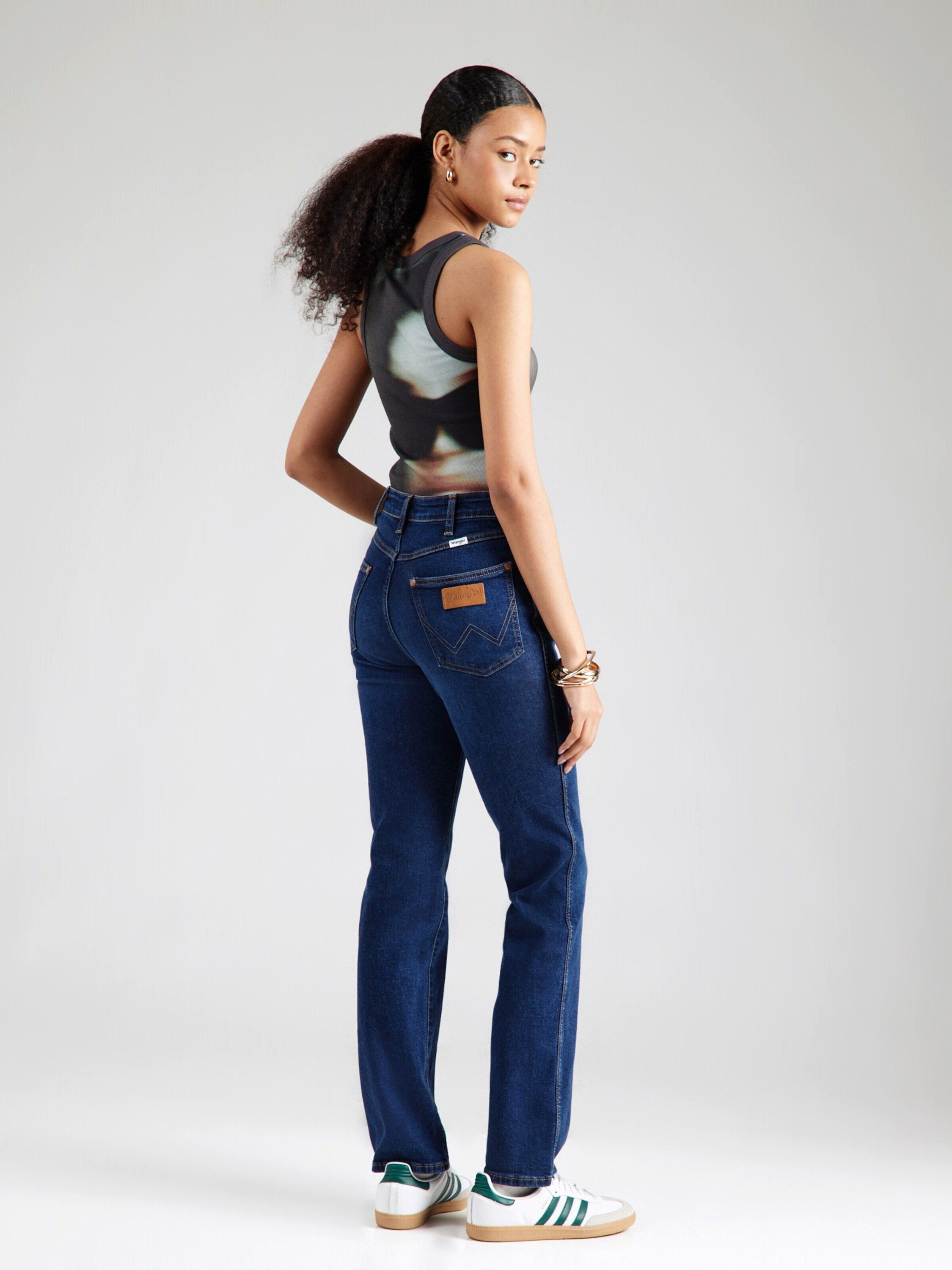 Wrangler Regular-fit-Jeans STRAIGHT (1-tlg) Plain/ohne Details