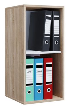 VCM Aktenregal Holz Büro Regal Bücher Ordner Aktenregal Lona l 2f, 1-tlg.