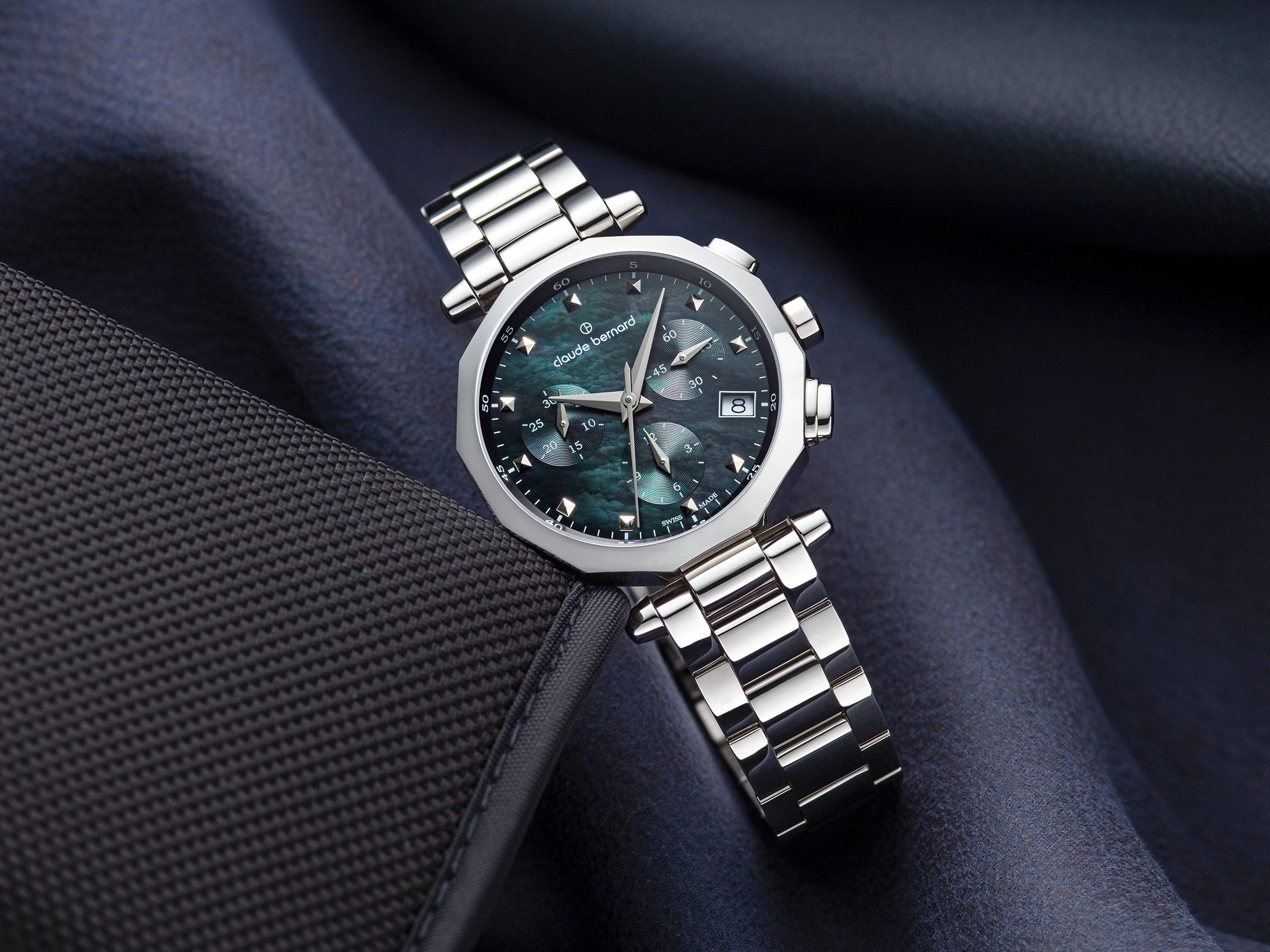 CLAUDE BERNARD Schweizer Uhr Dress Code Chronograph