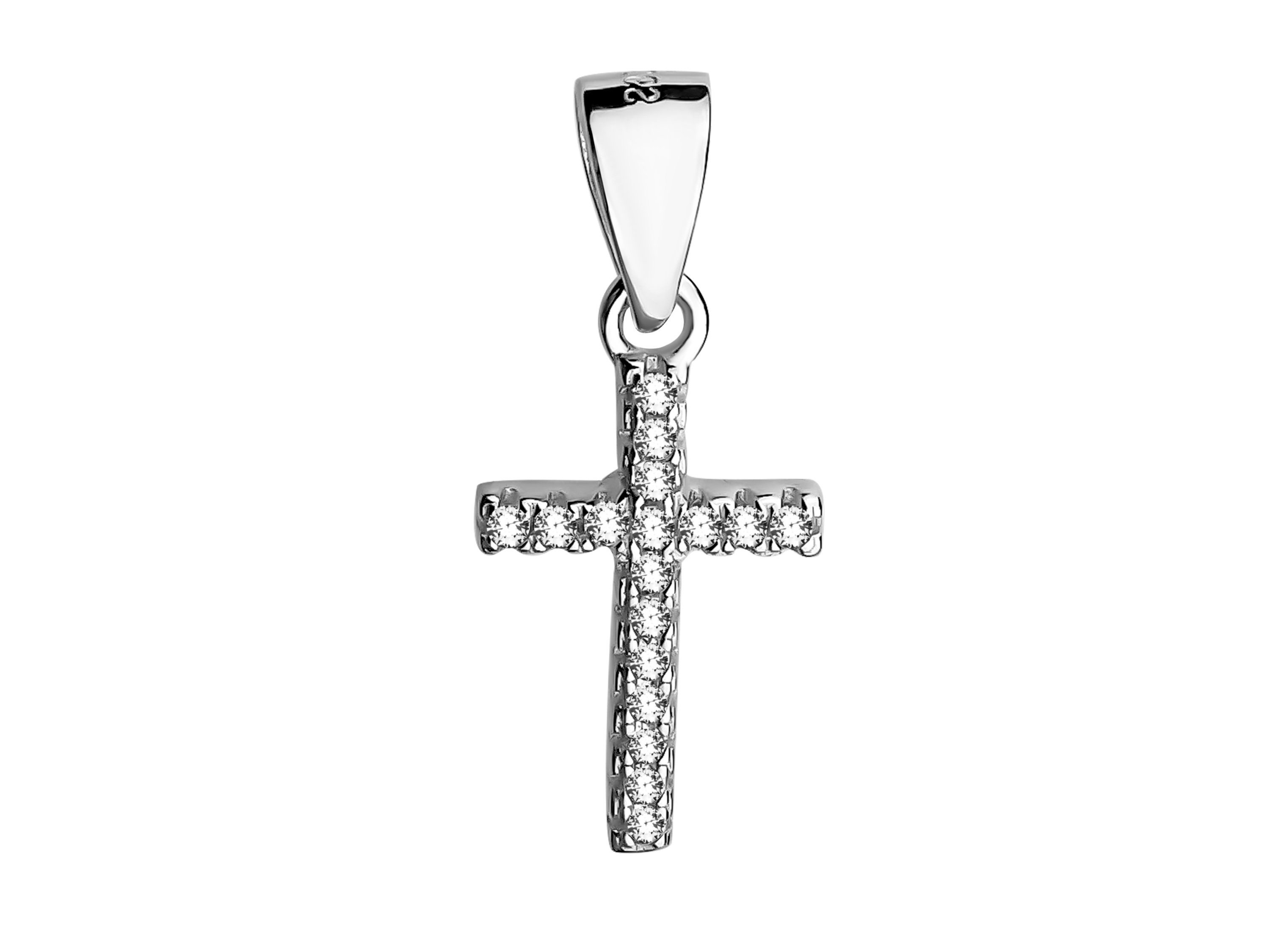 925 Schmuck Sofia Kreuz, Milani Damen Silber Kettenanhänger