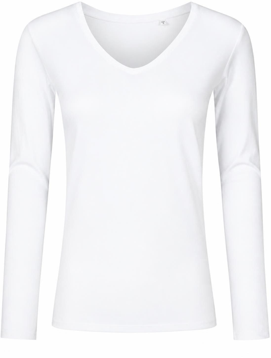 Promodoro Langarmshirt Damen V-Neck T-Shirt Longsleeve, Gekämmte Baumwolle