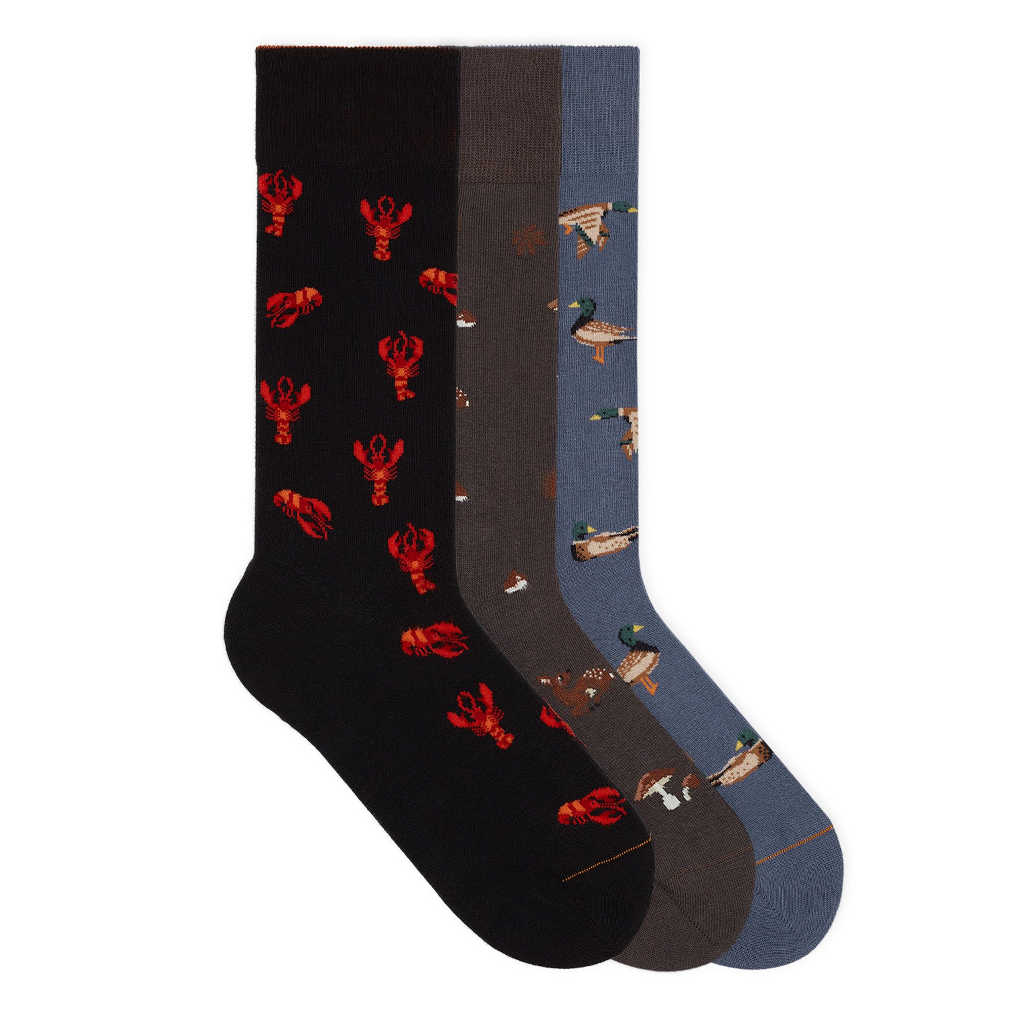 von Jungfeld Socken Seasonal Icon Bundle Bio-Baumwolle 36-46 Unisex (3-Paar, 3 Paar)