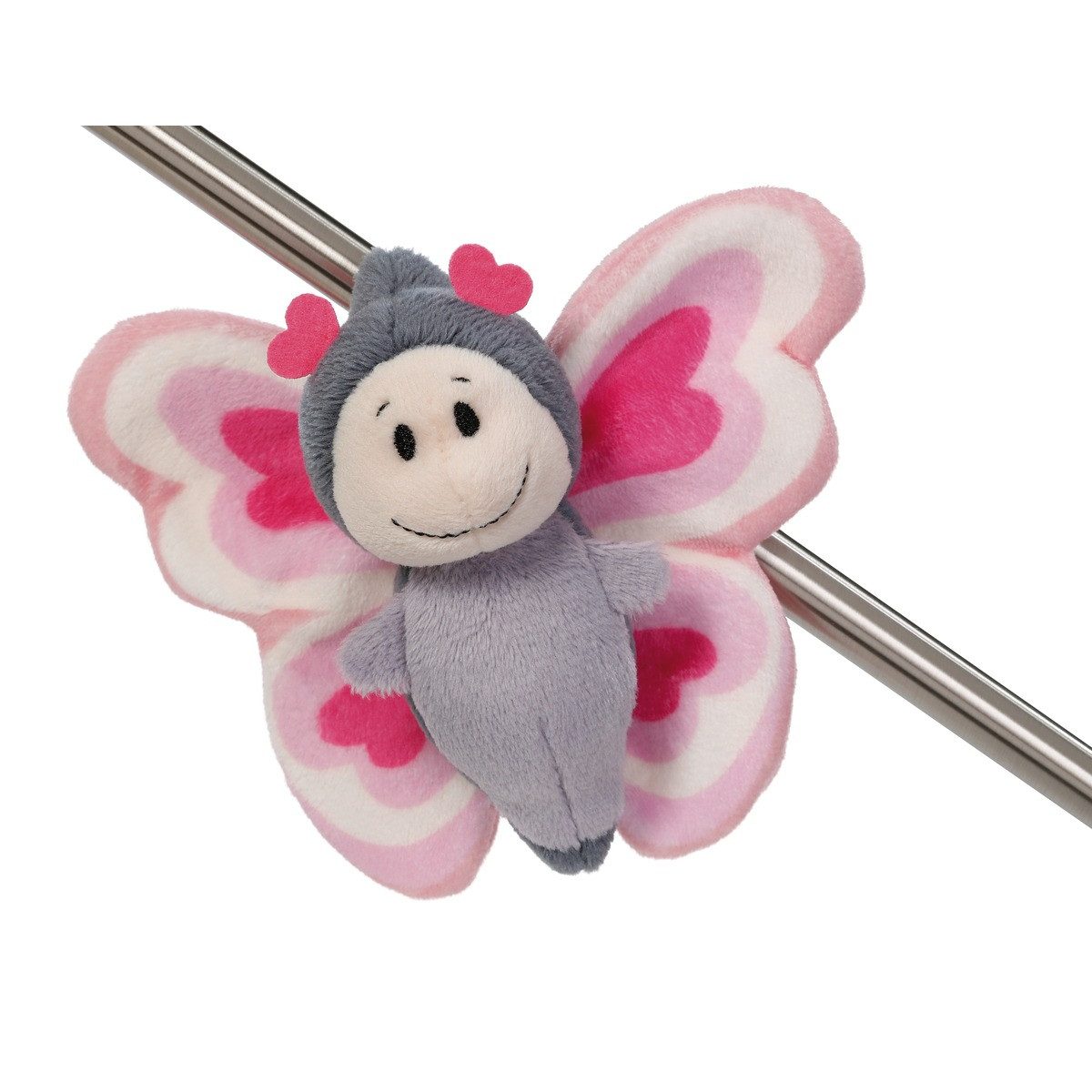 Nici Plüschfigur NICI GREEN Magnettier MagNICI Love Schmetterling rosa 10cm