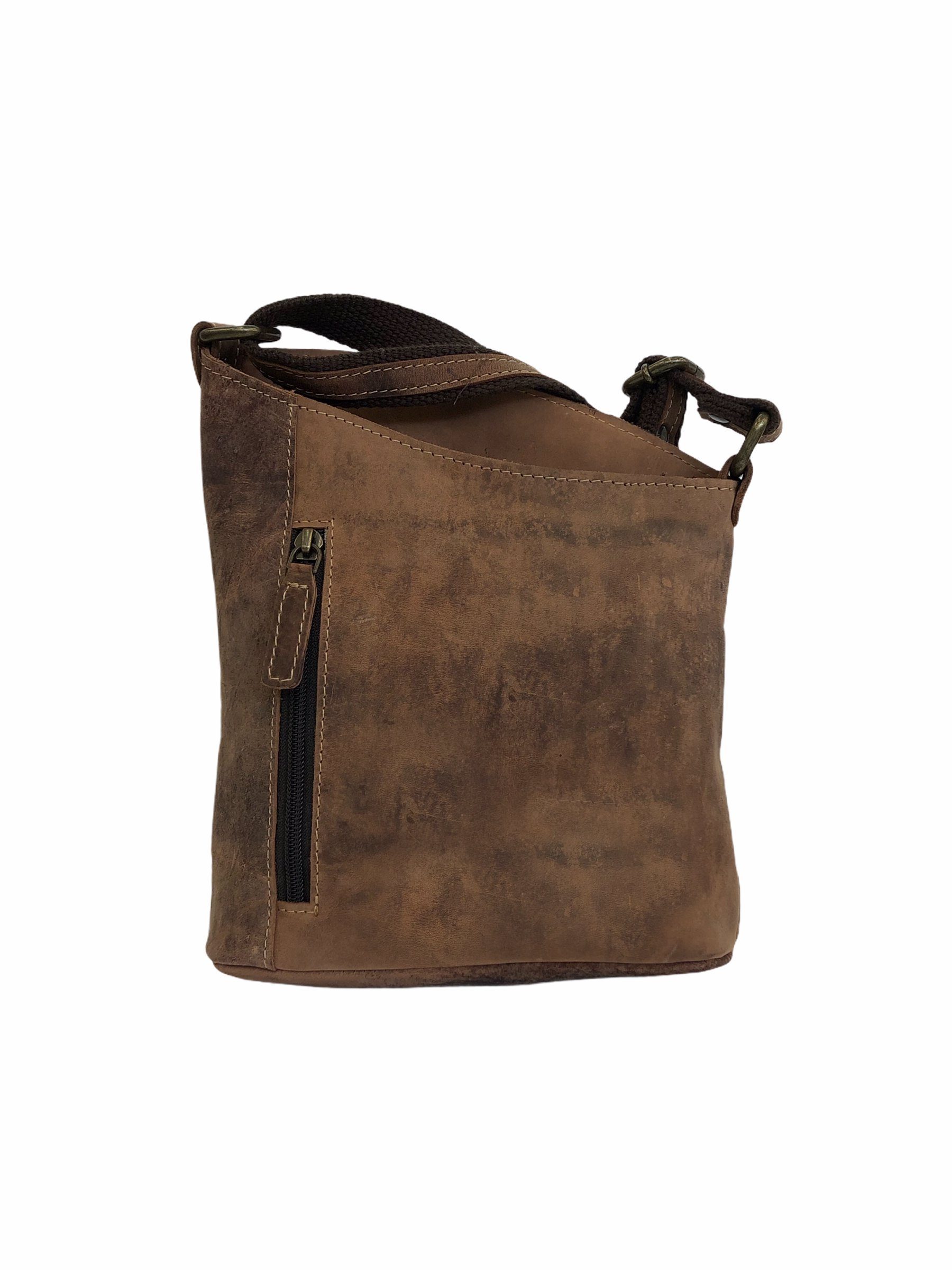 Bayern Bag Handtasche PAULA, Ledertasche Umhängetasche Crossbody Bag