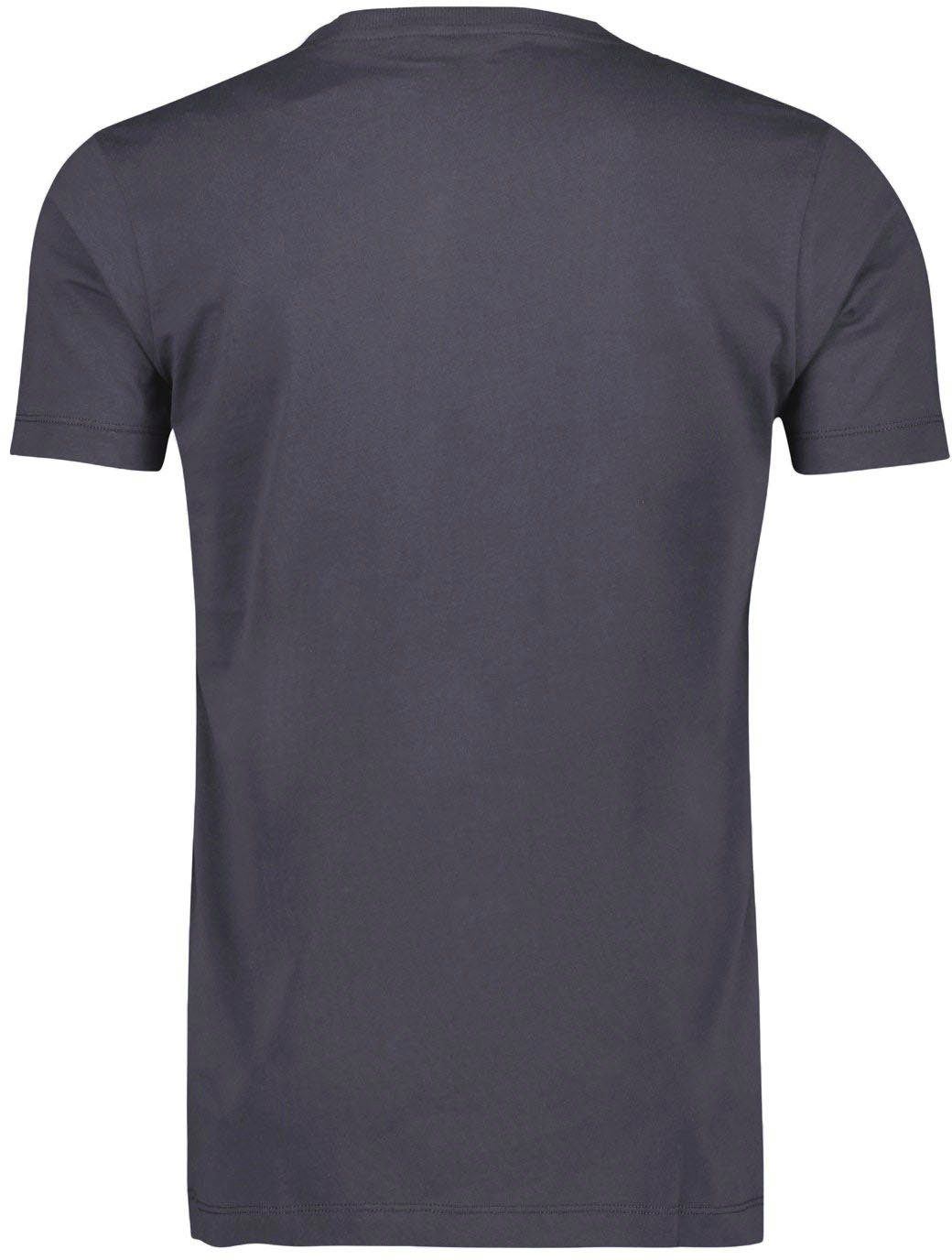 LERROS T-Shirt rock Basic-Look im grey