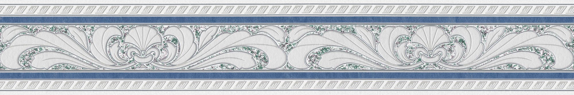A.S. Création Bordüre Only Borders, aufgeschäumt, Barock, gemustert, ornamental, Tapete Bordüre Barock Holzplanken in Vintage-Optik Borte Wohnzimmer