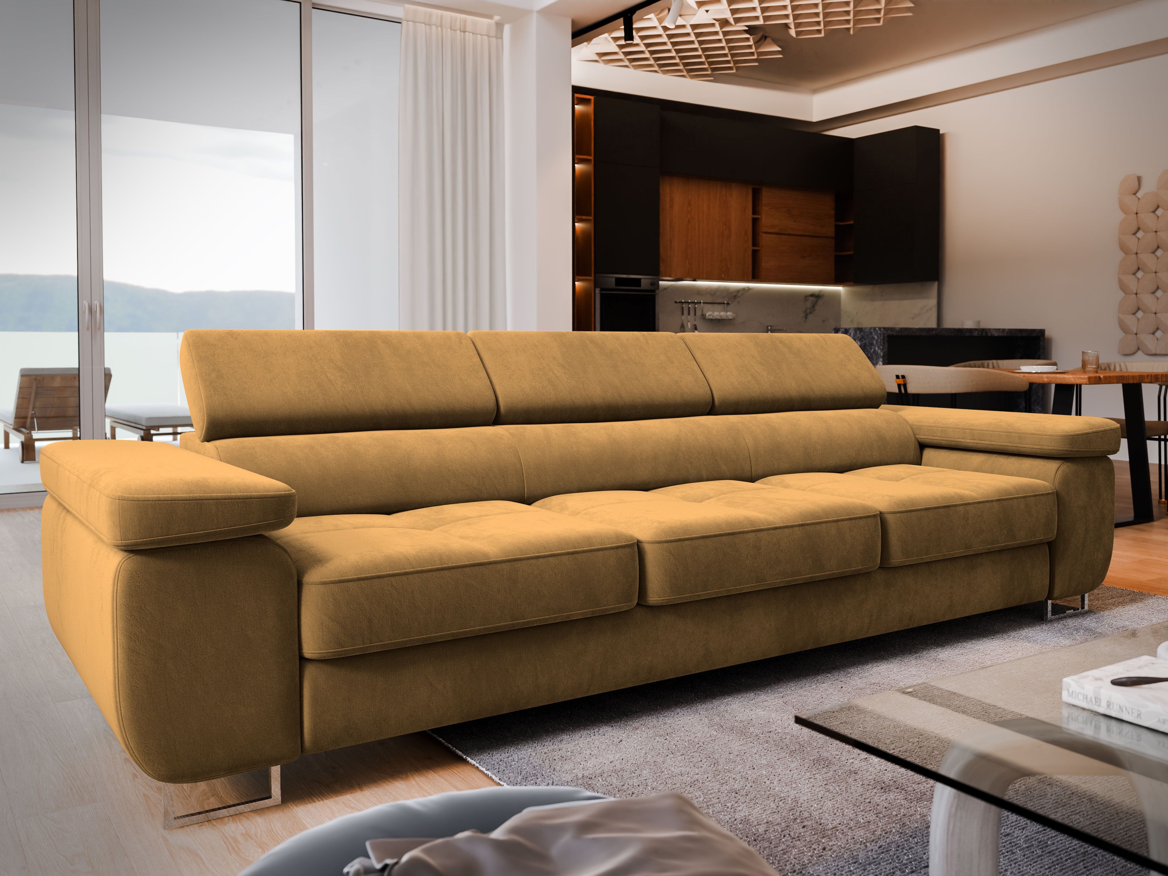 Masseno Sofa MOSINE mit Schlaffunktion, Schlafsofa, günstig online kaufen
