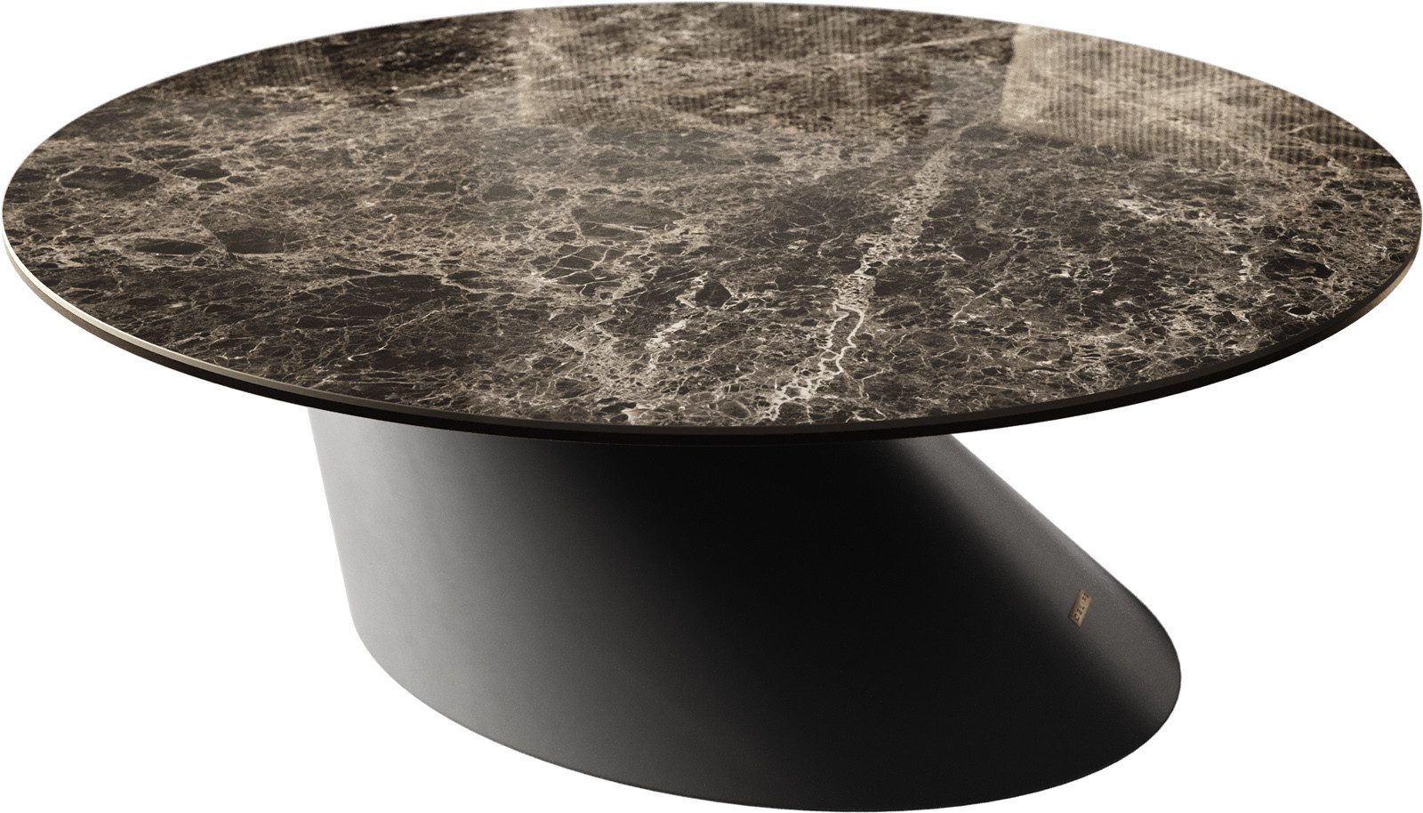 DELIFE Couchtisch Edge, Rund 90x90 cm günstig online kaufen