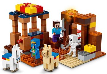 LEGO® Konstruktionsspielsteine LEGO Minecraft™ - Der Handelsplatz, (201 St)