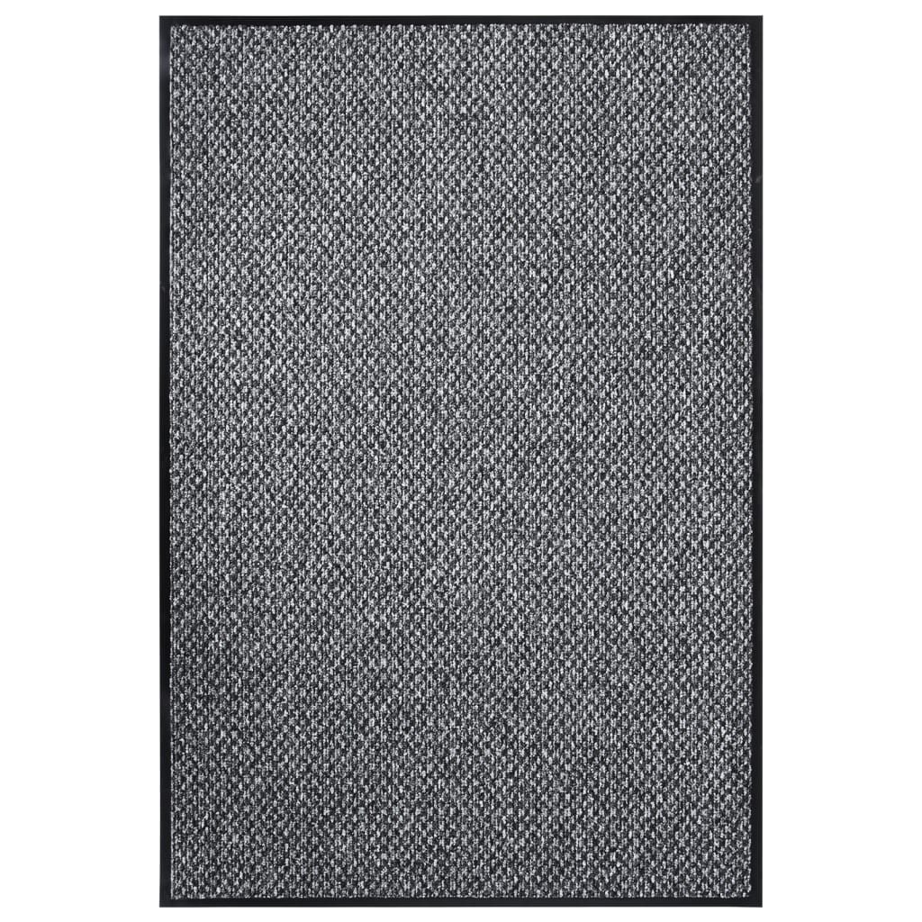 Fußmatte Grau 80x120 cm, furnicato, Rechteckig