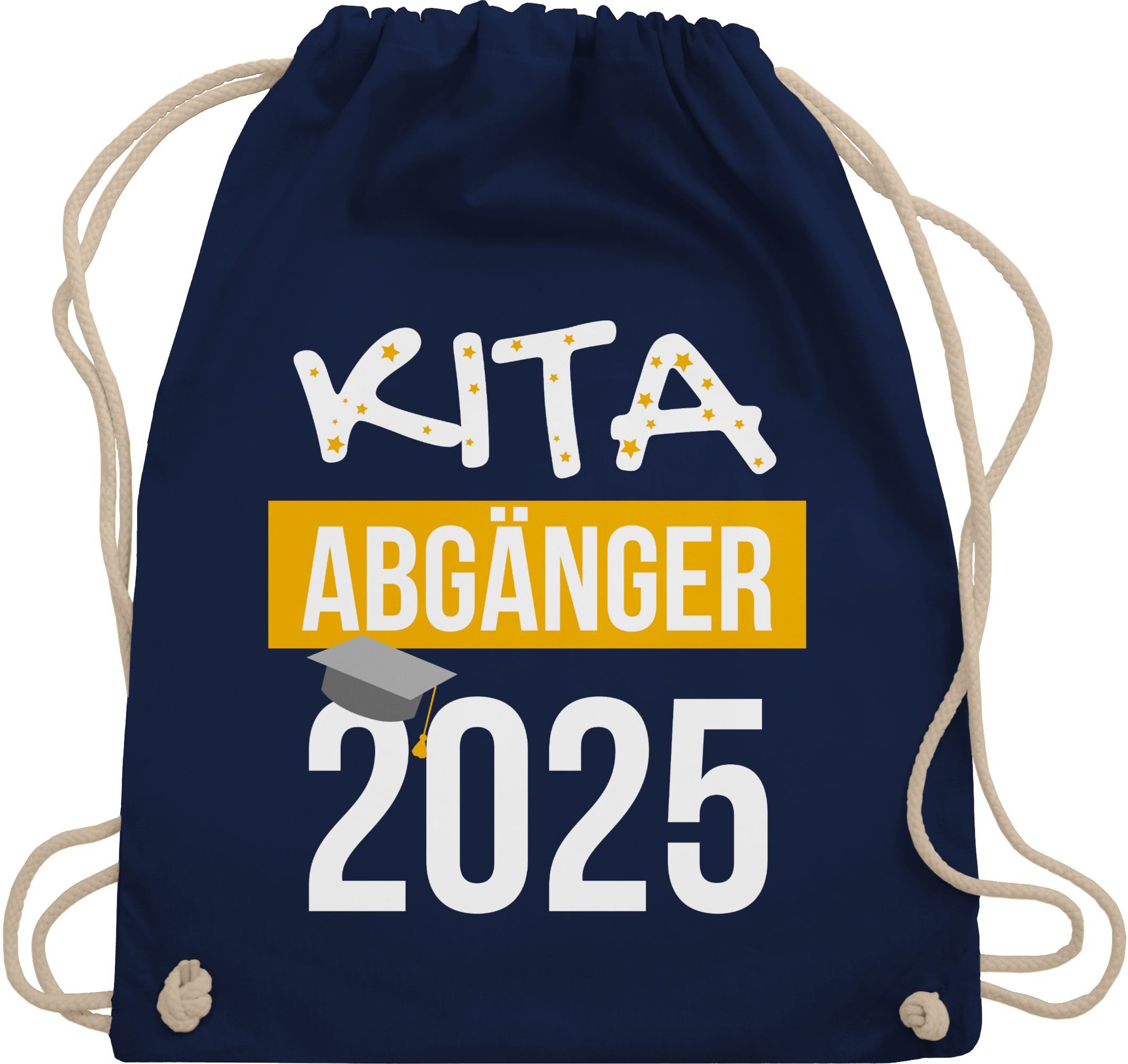 Shirtracer Turnbeutel Kita Abgänger 2025, Schulanfang & Einschulung Geschenk Turnbeutel