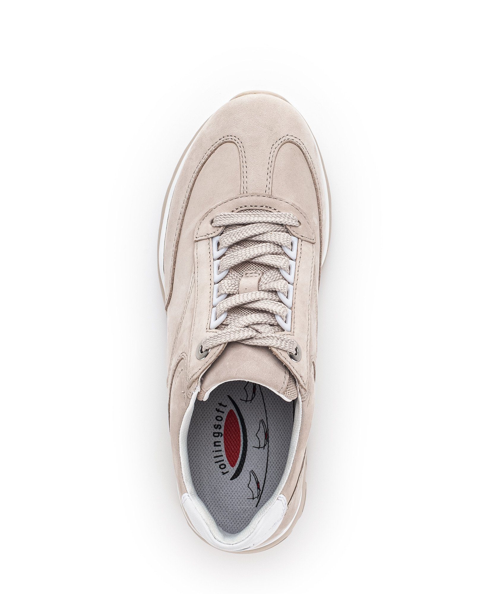 31) Gabor / Beige (puder/weiss Sneaker