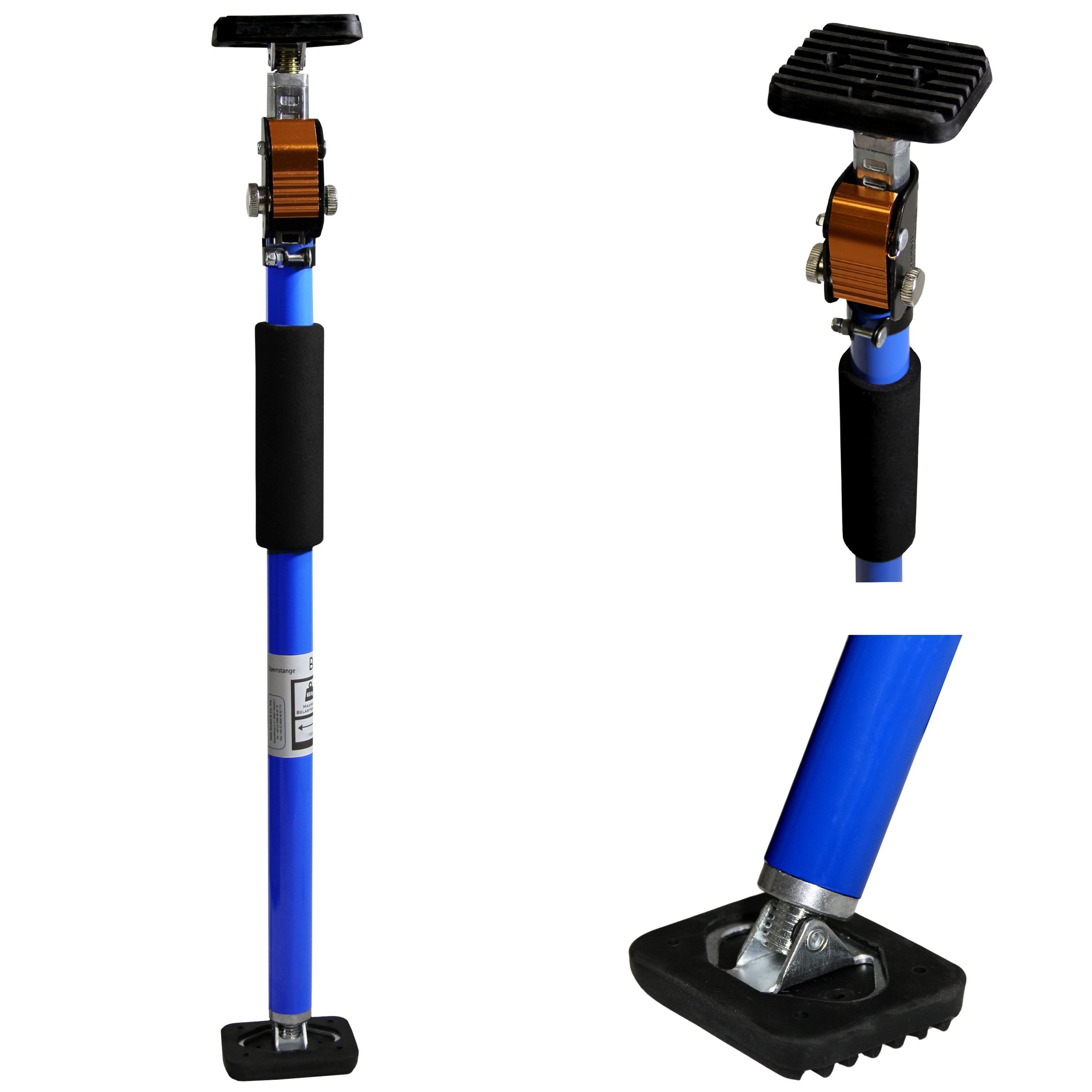 Montageklemme Sperrstange Ladungssicherung 101-175cm Stahl 60 kg verstellbar S2 1x
