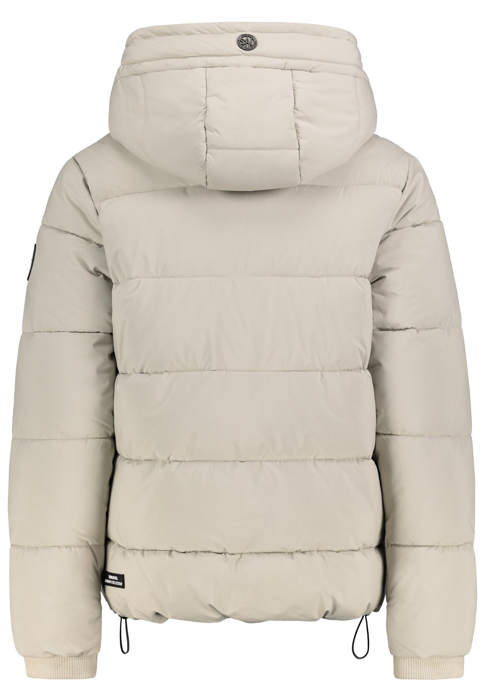 SUBLEVEL Steppjacke Damen mit Kapuze gefütterte Winter Jacke – Bild 4 von 5