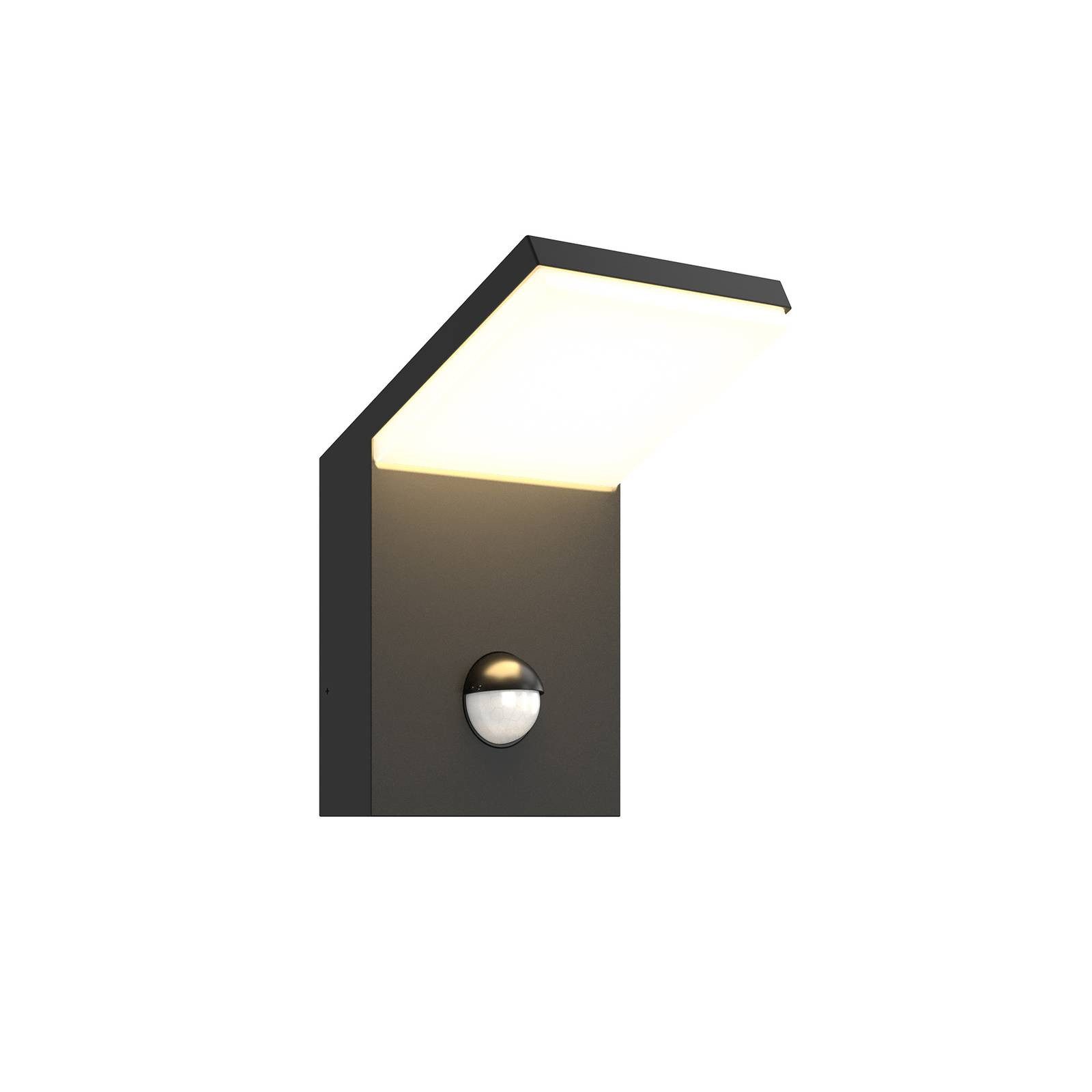 Lucande Außen-Wandleuchte Nevio, LED 7,9 W gesamt, warmweiß