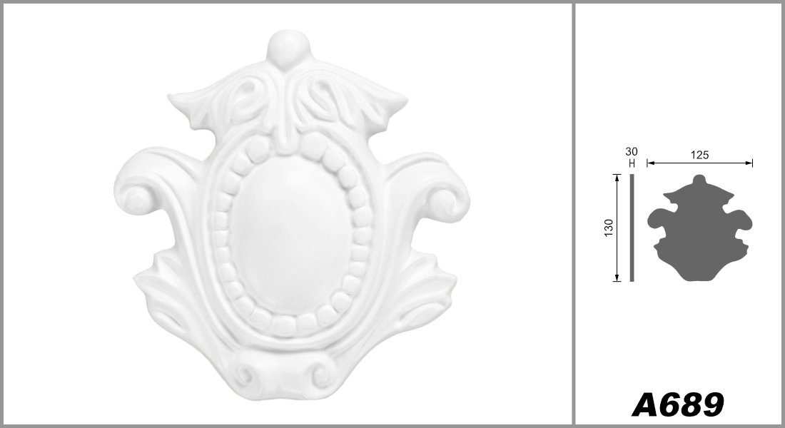 Grand Decor Wanddekoobjekt A689 (Ornament aus günstig online kaufen