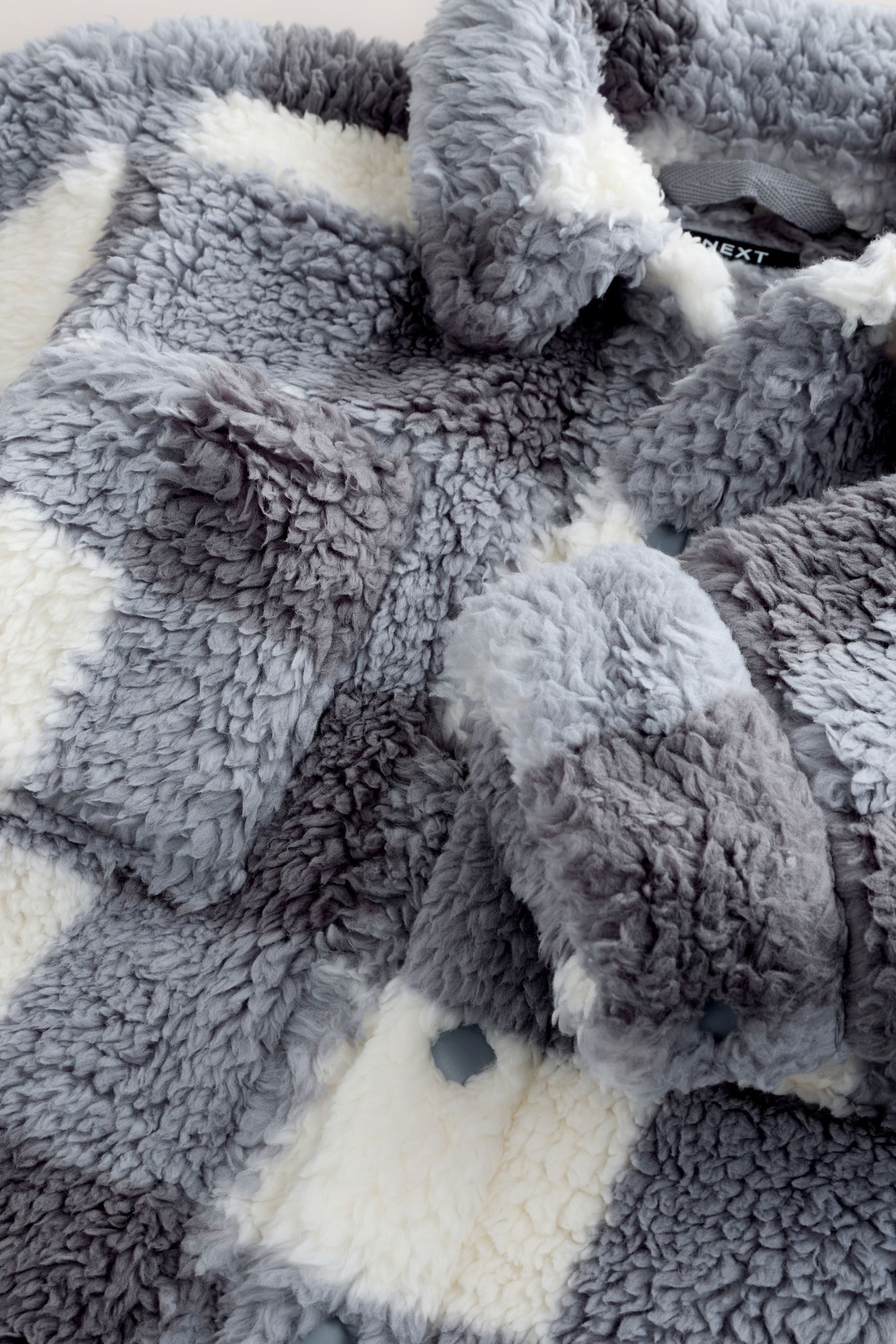 Next Outdoorhemd Hemdjacke mit aus Fleece mit Borg (1-tlg)
