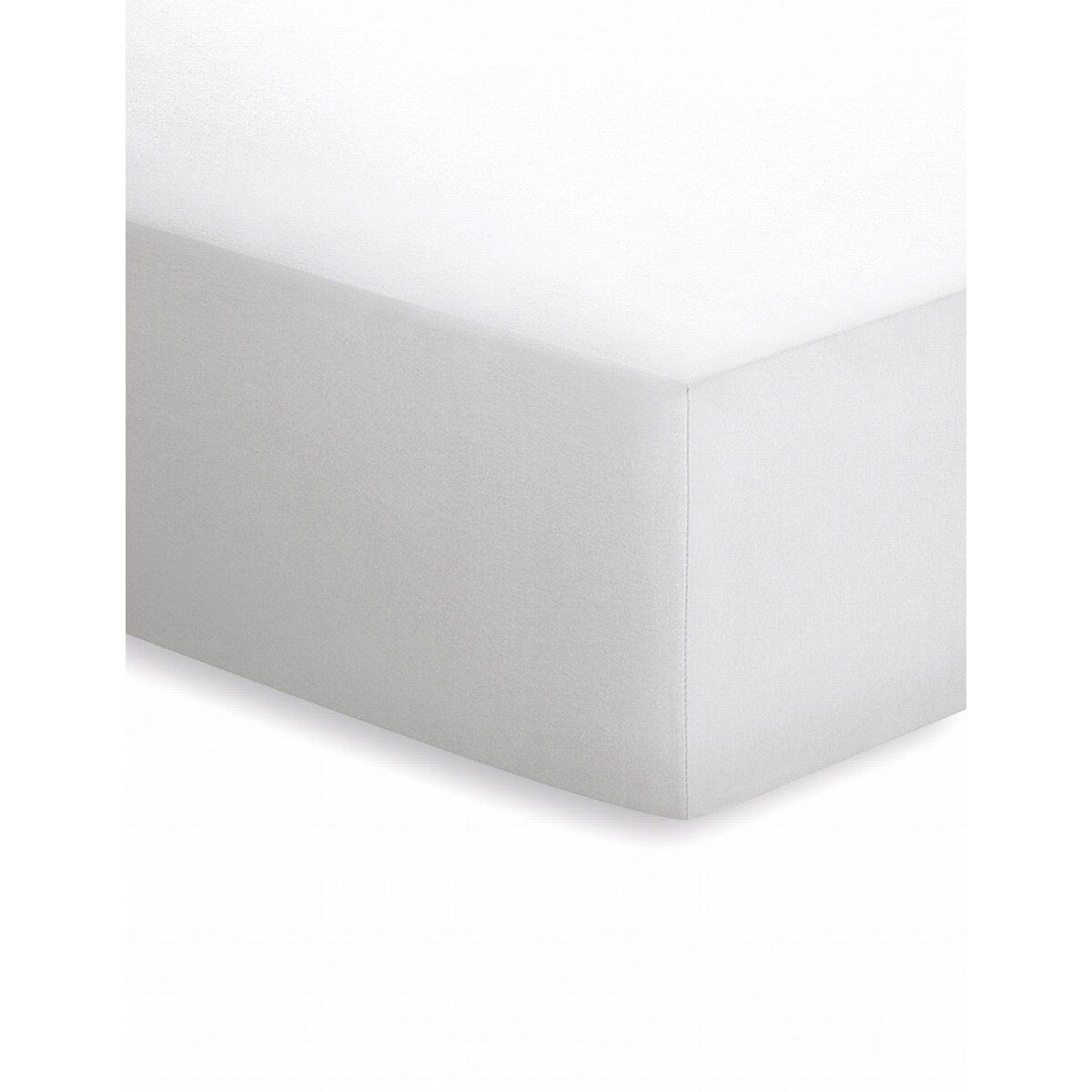 Adam Matheis Spannbettlaken Adam Matheis Spannbetttuch Mako Jersey 90 x 200 cm Weiß 100% Baumwolle, 100% supergekämmte Mako-Baumwolle, Reaktivfärbung, Fullflexgummi
