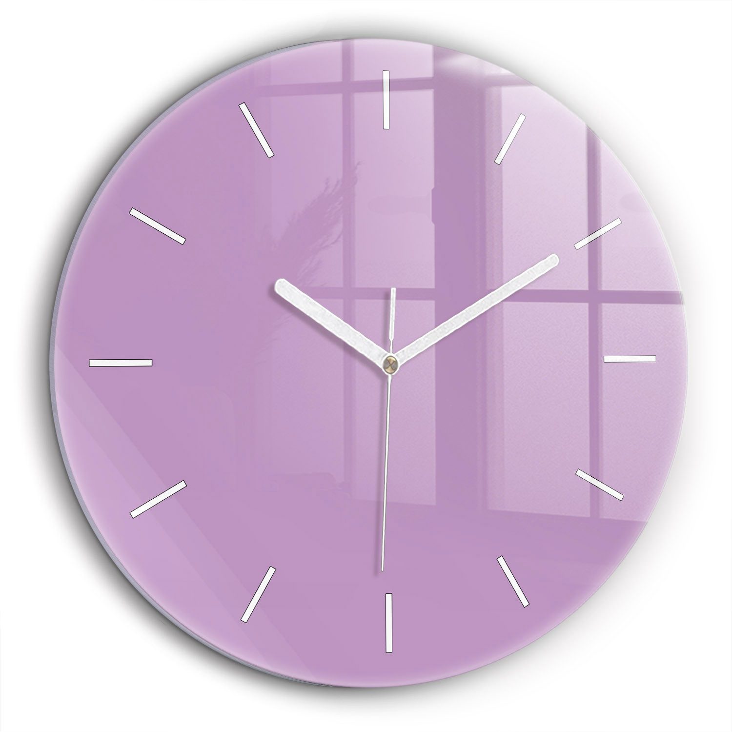 Tulup Wanduhr Glasrunde Uhr Moderne Glaswanduhr günstig online kaufen