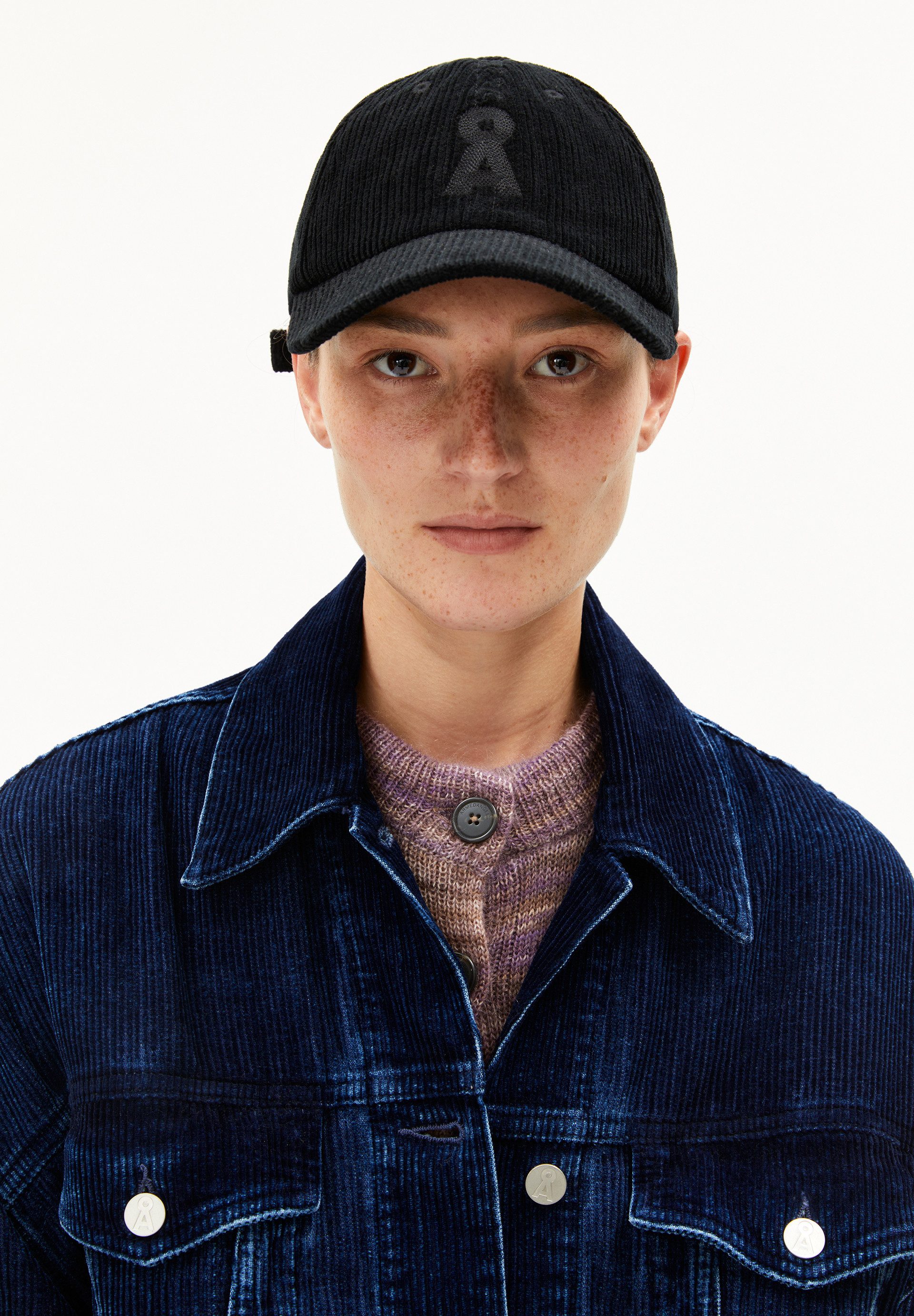 Armedangels Baseball Cap YENAAS CORD Unisex Kappe Aus Bio-Baumwoll Mix