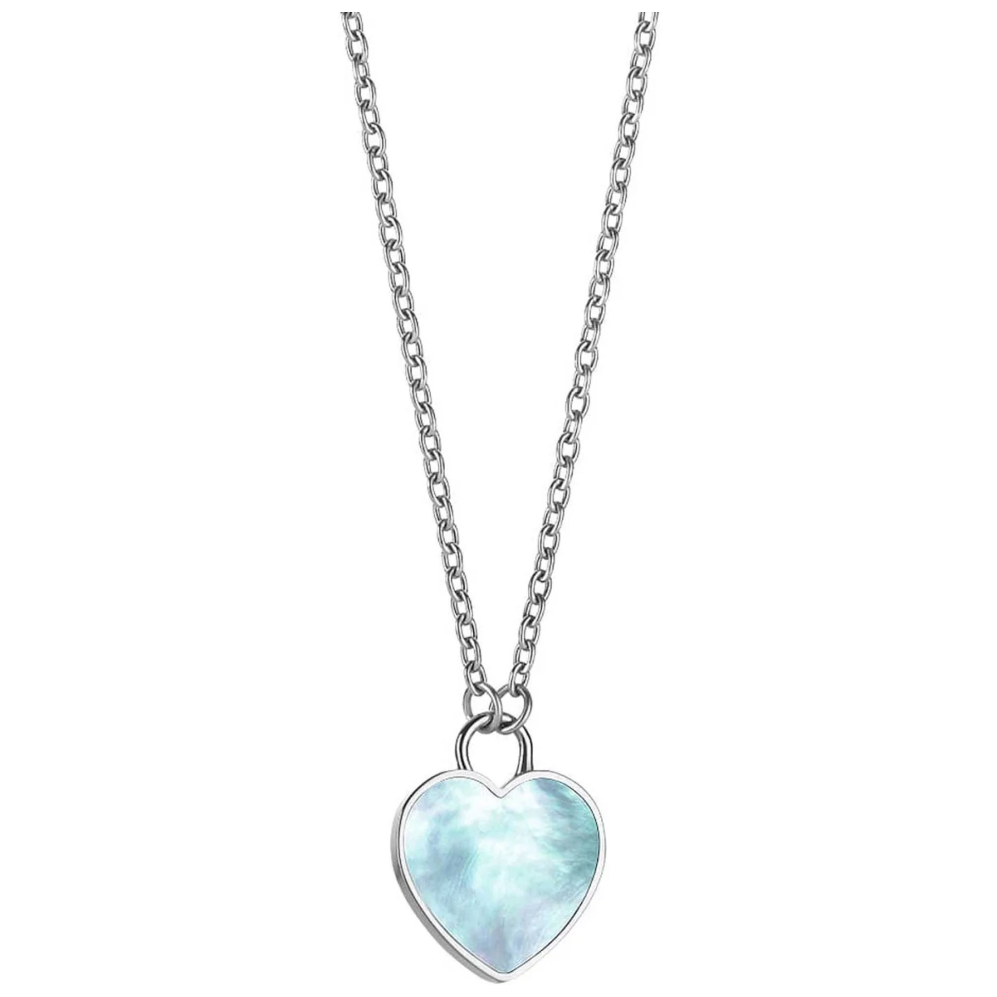 Bering Silberkette Halskette aus Edelstahl mit Herz Anhänger - Bering Jewelry