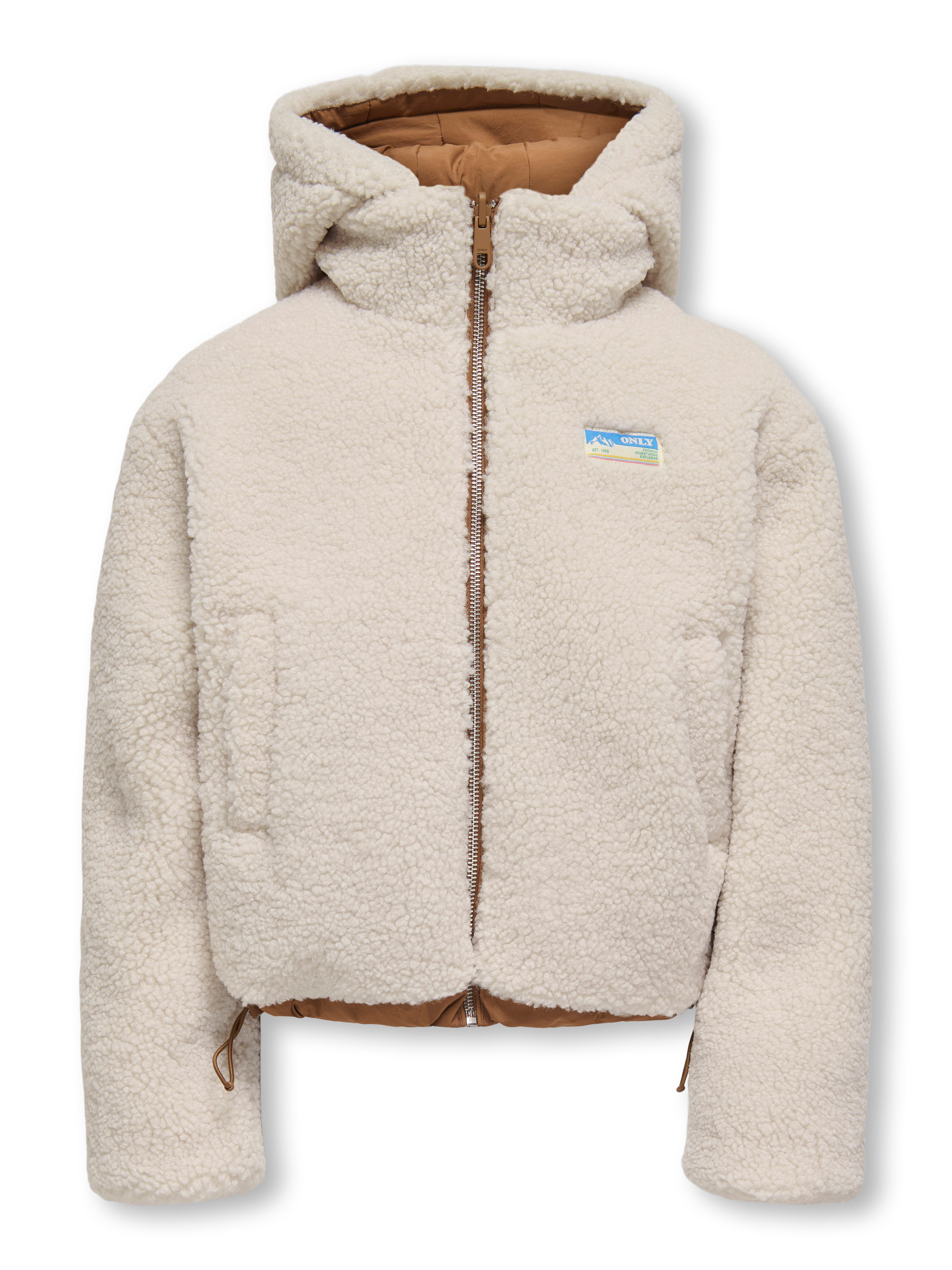 KIDS ONLY Wendejacke KOGMARIA REVERSIBLE PUFFER JACKET OTW als Plüschjacke oder Steppjacke tragbar