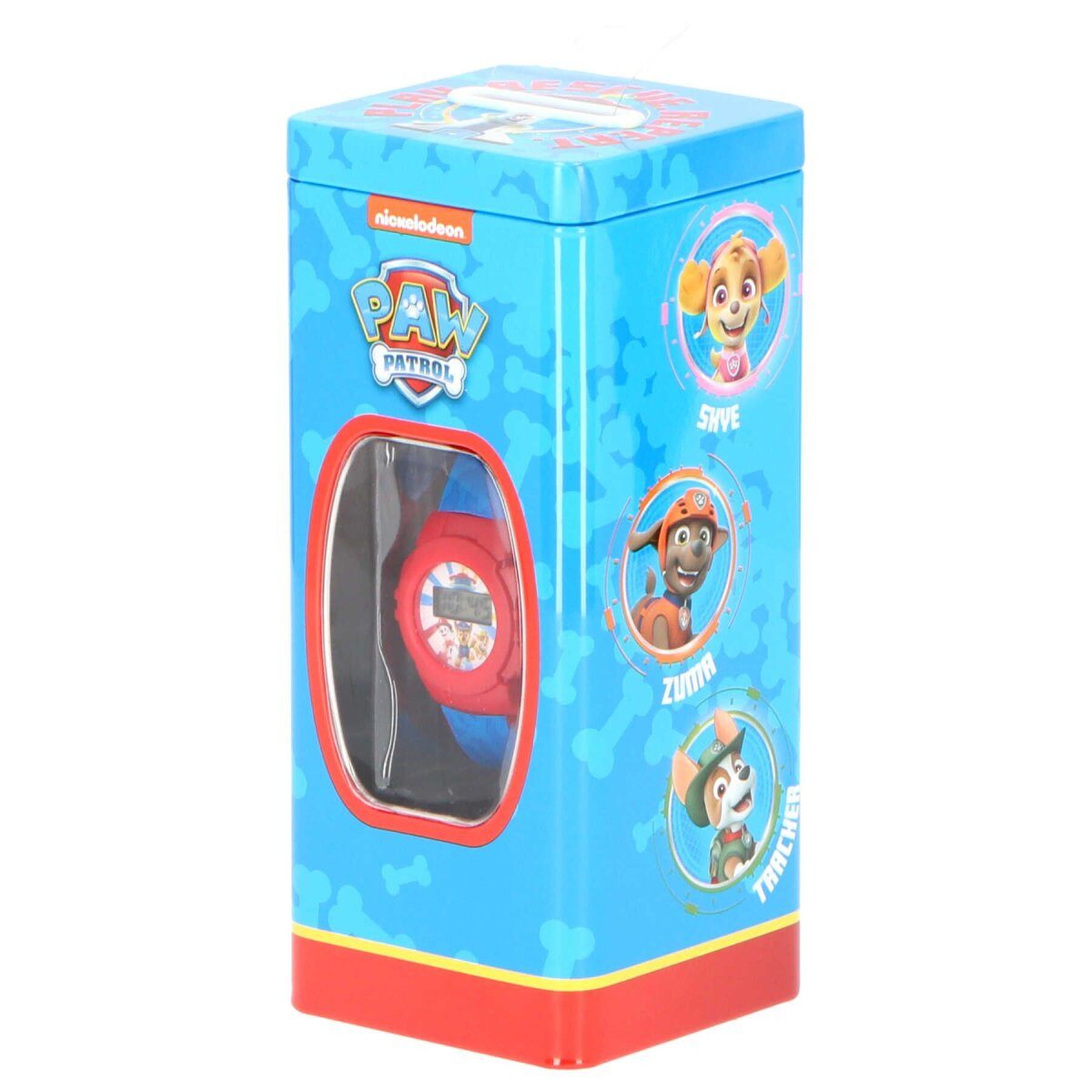 PAW PATROL Digitaluhr Paw Patrol Digital Kinderuhr – Buntes Polyesterarmband, (1-tlg)