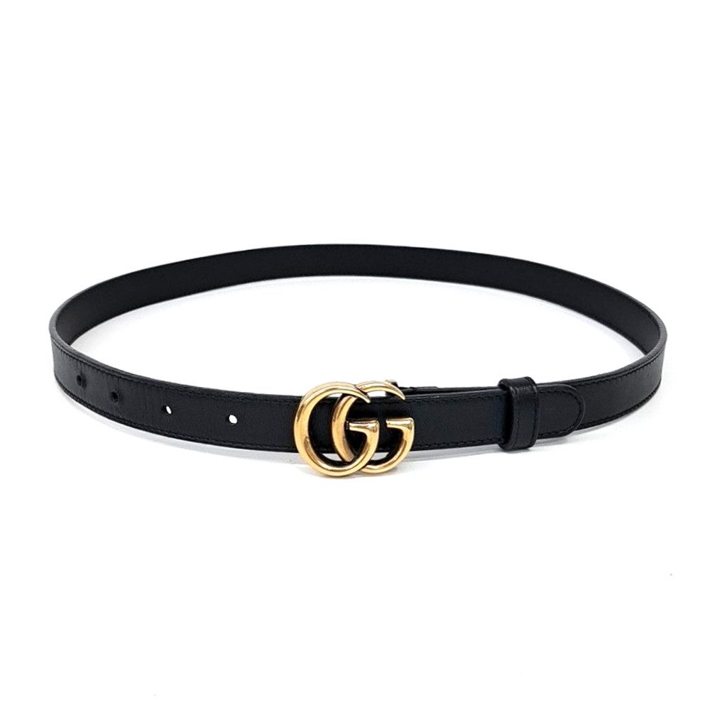 GUCCI Ledergürtel GG Marmont Thin Belt