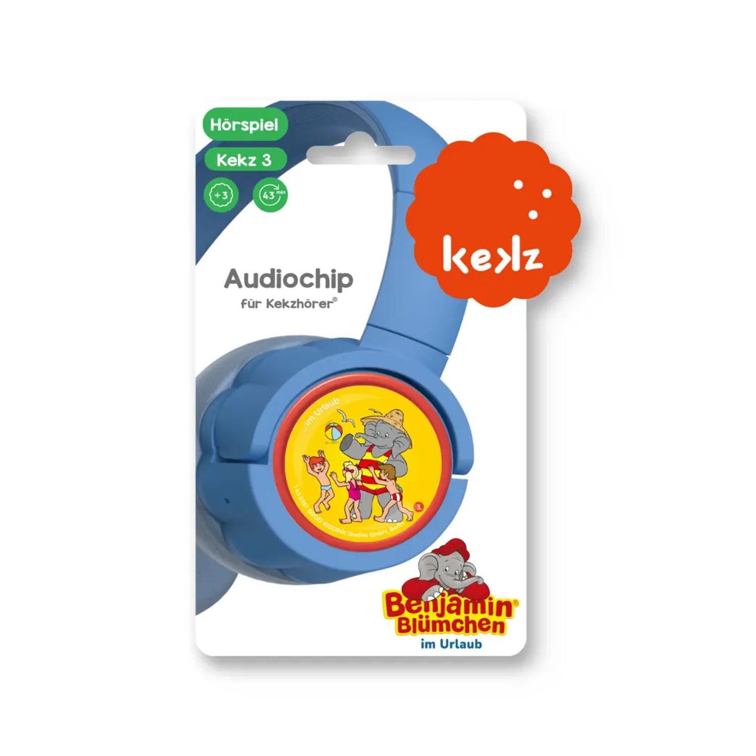 Kekz Hörspiel Benjamin Blümchen - Benjamin im Urlaub,1 Audio-Chip