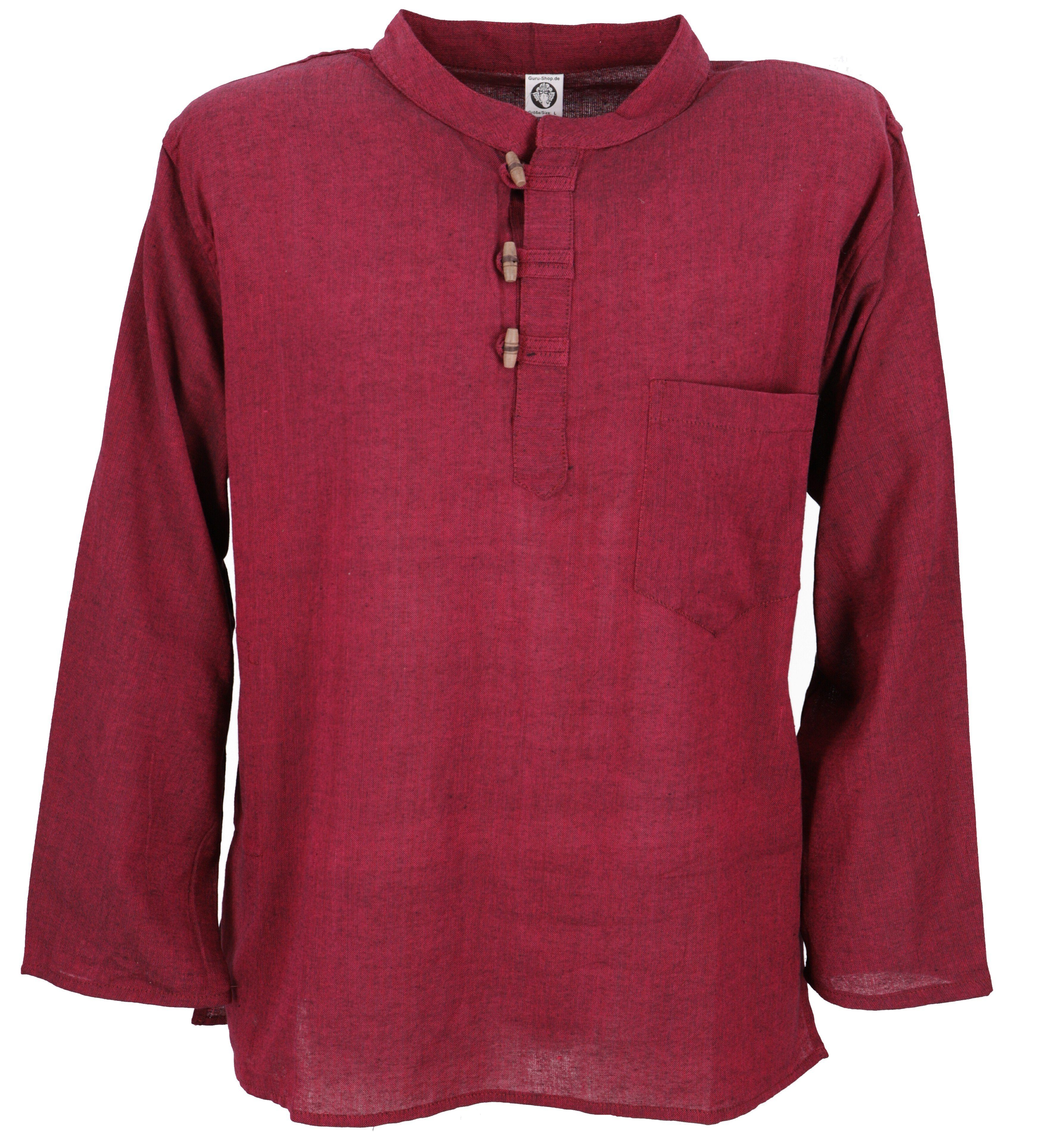Guru-Shop Hemd & Shirt Nepal Fischerhemd, Goa Hippie Hemd, Yogahemd,.. Ethn günstig online kaufen