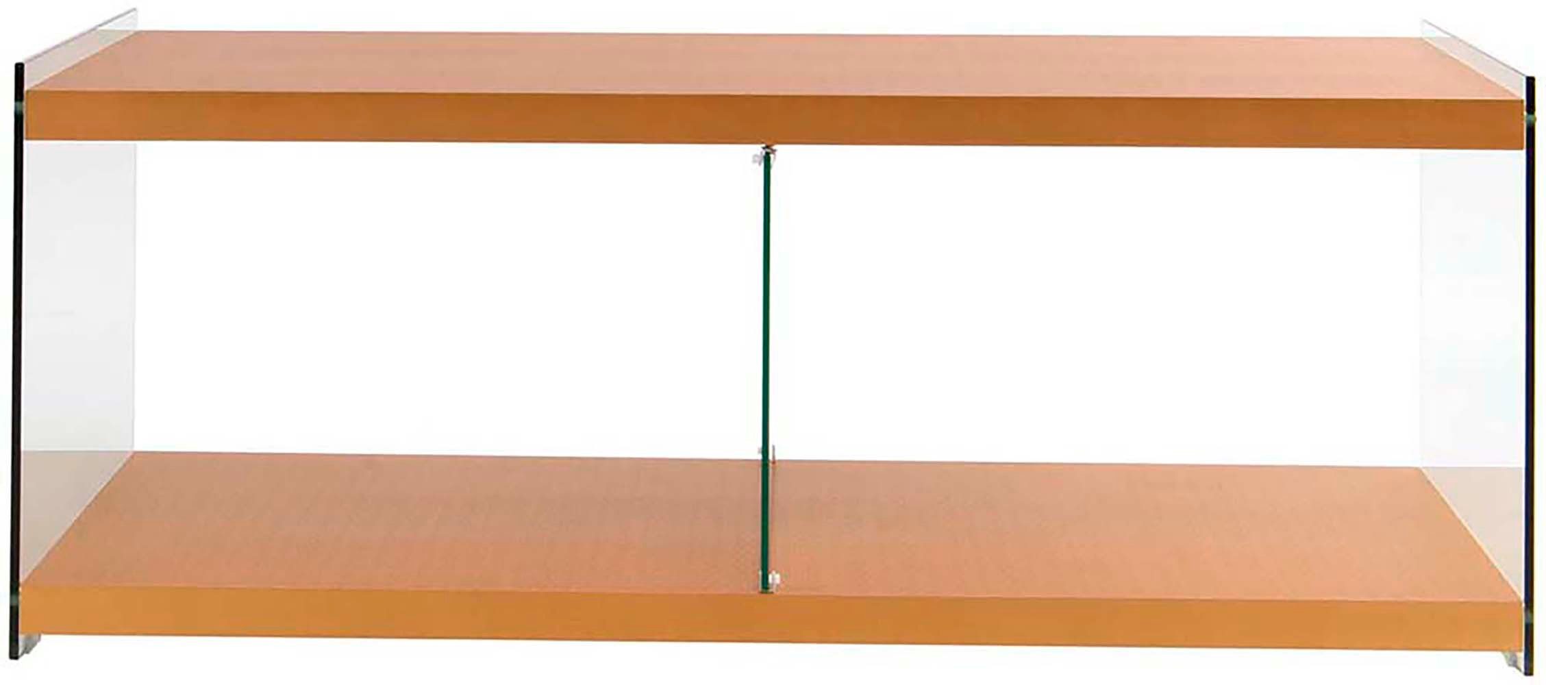 Kayoom TV-Schrank TV-Tisch Elementary, eckige Form, viel Ablagefläche (1-St) TV-Tisch, gehärtetes Glas, pflegeleicht