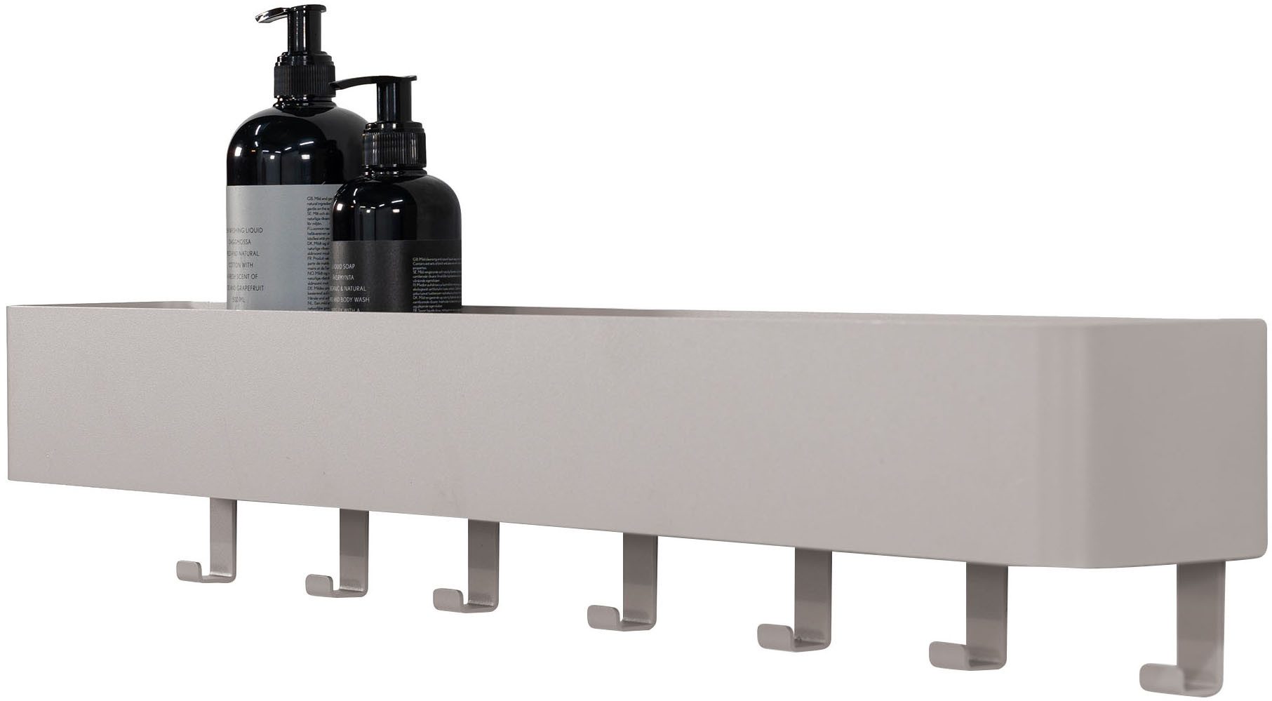 Spinder Design Garderobenhaken Multi 7 (1 St), 2-in-1 Wandregal + Garderobe
