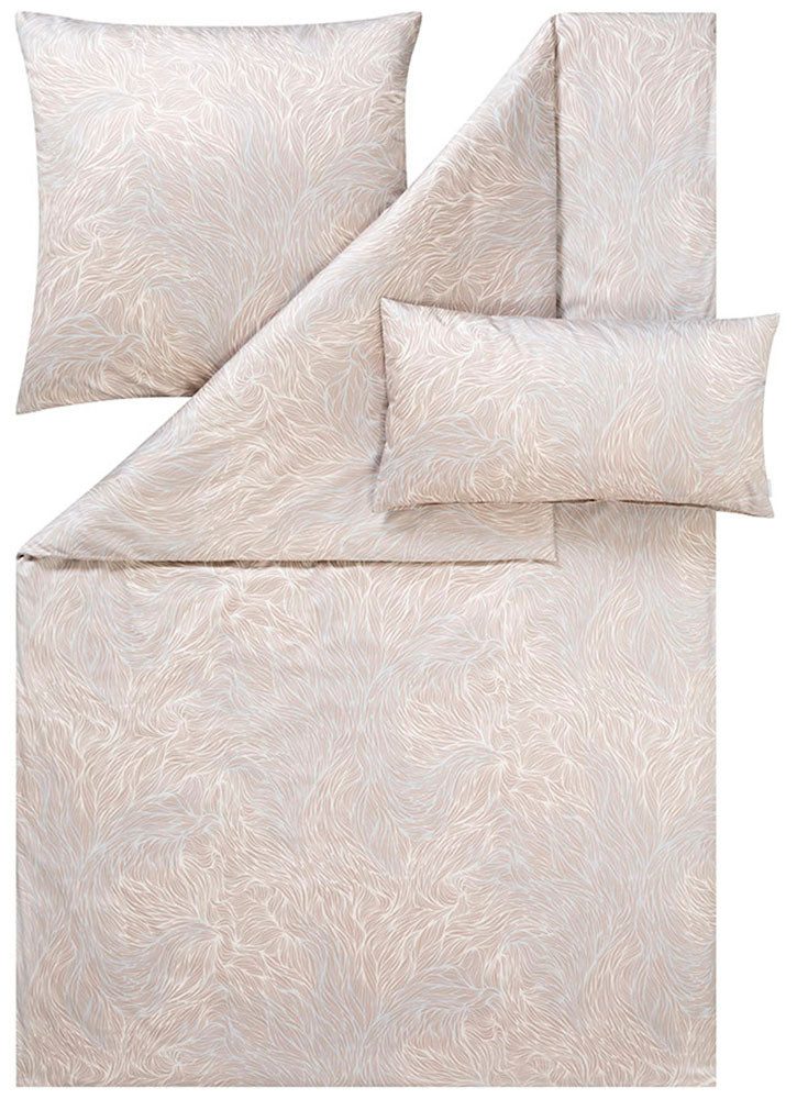 Estella Bettwäsche Sabine, Schweizer Satin, 3 teilig, Edler Schweizer Premium-Satin aus 100% Baumwolle