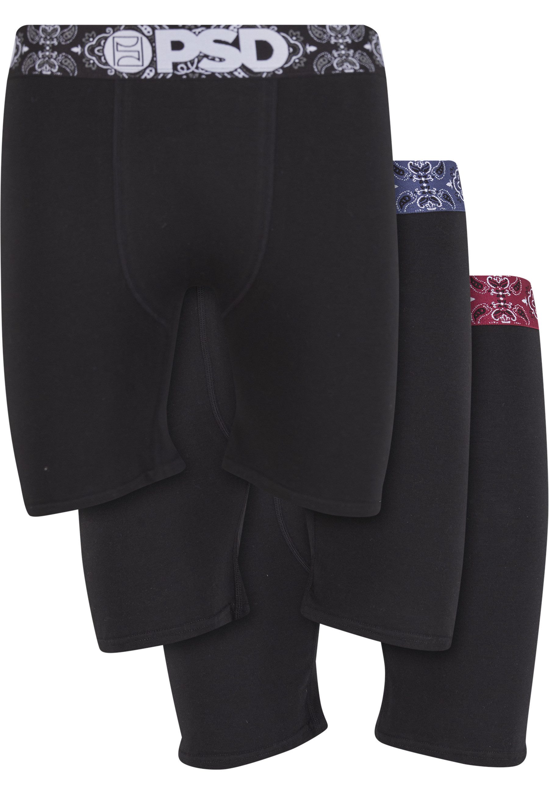 Boxershorts PSD DARK PAISLEY 3 PACK