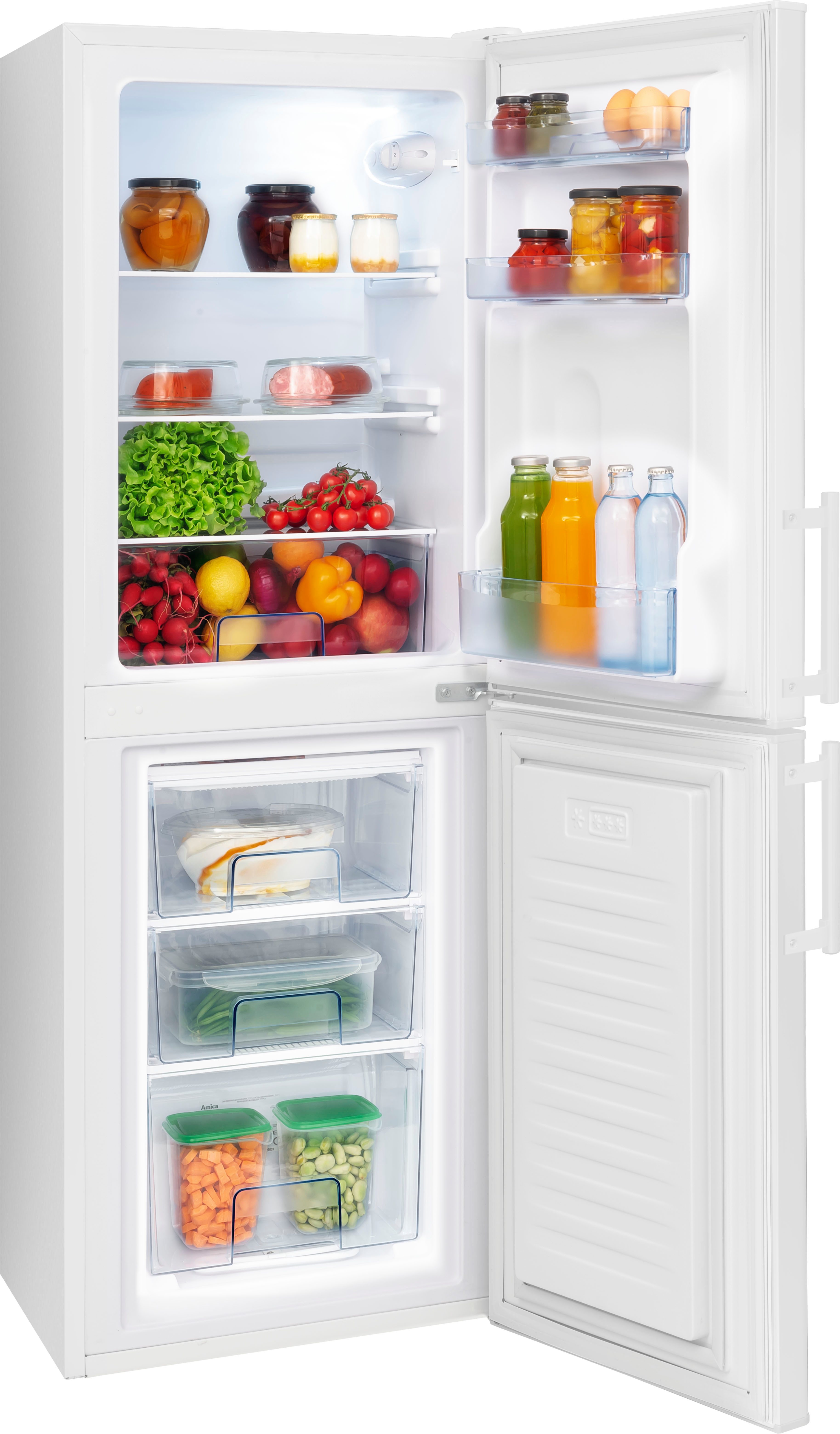 Amica Kühl-/Gefrierkombination AKG 3845 W, 148 cm hoch, 52 cm breit