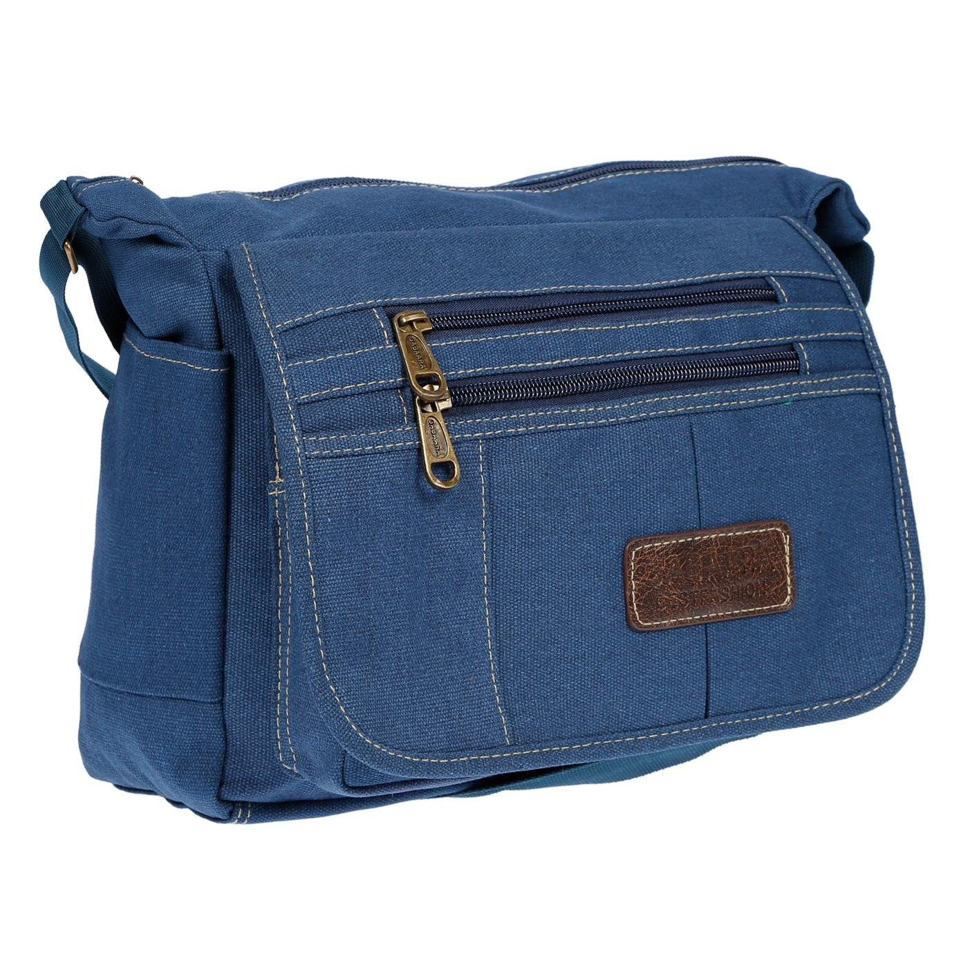 Umhängetasche Damen Tasche Canvas Umhängetasche Schultertasche Crossover Bag Damenha