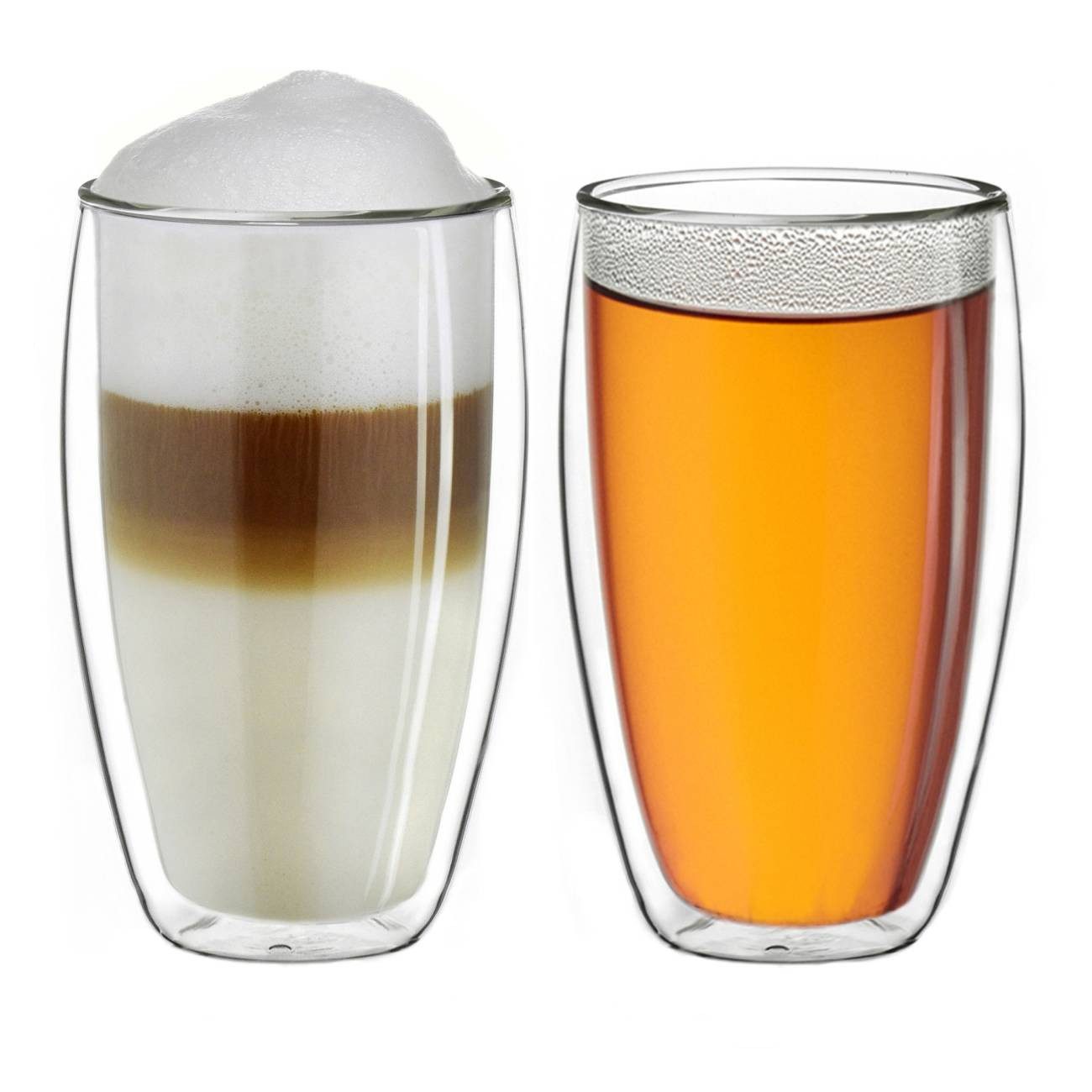 Creano Teeglas Thermoglas “SH” 2er-Set 250ml, Borosilikatglas, 2 Gläser
