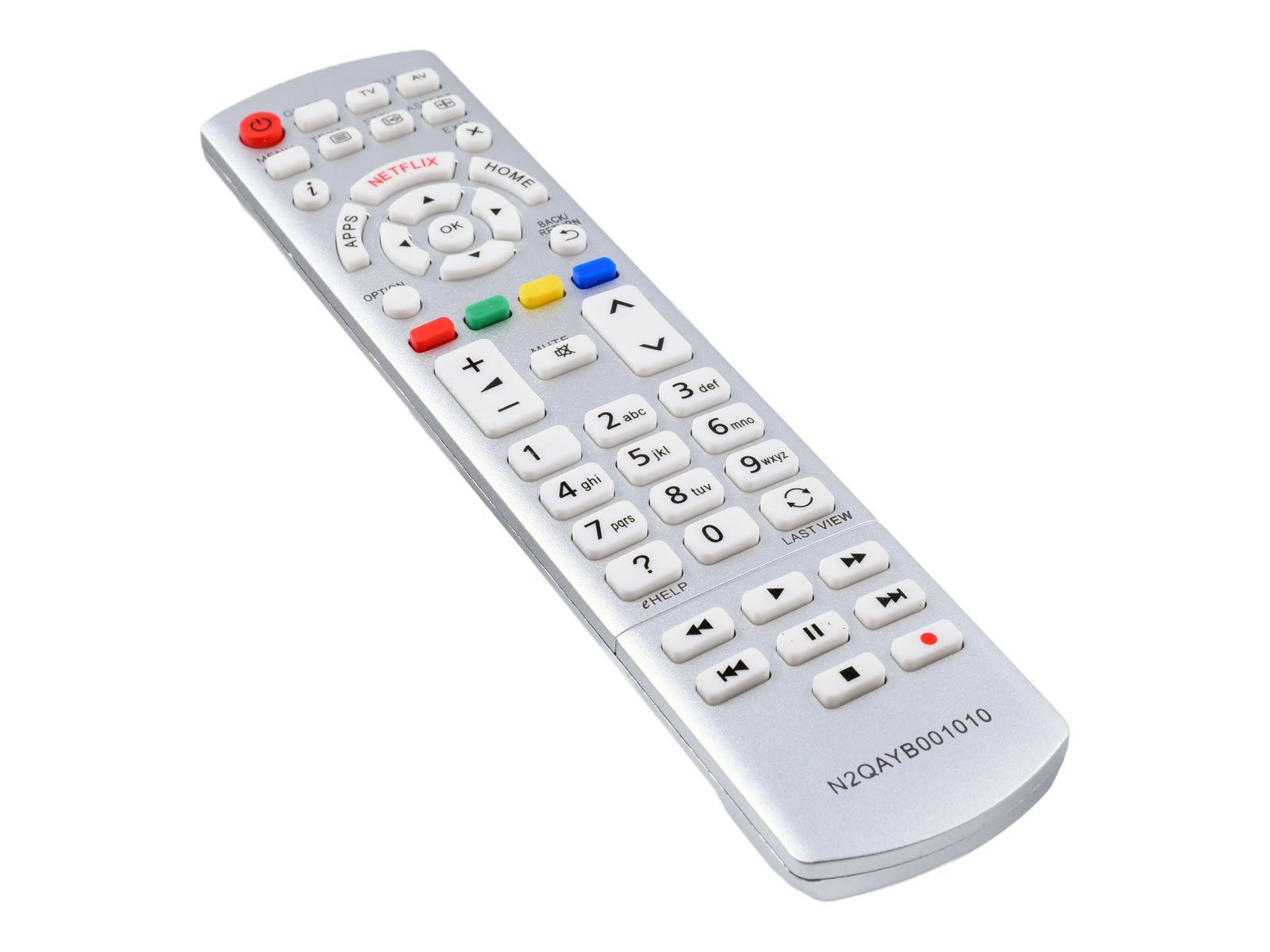 azurano Ersatz für PANASONIC N2QAYB001010, N2QAYB000928, N2QAYB000842 Universal-Smart-TV-Fernbedienung (Pansonic N2QAYB001010 - Ersetzt auch N2QAYB000928 & N2QAYB000842)