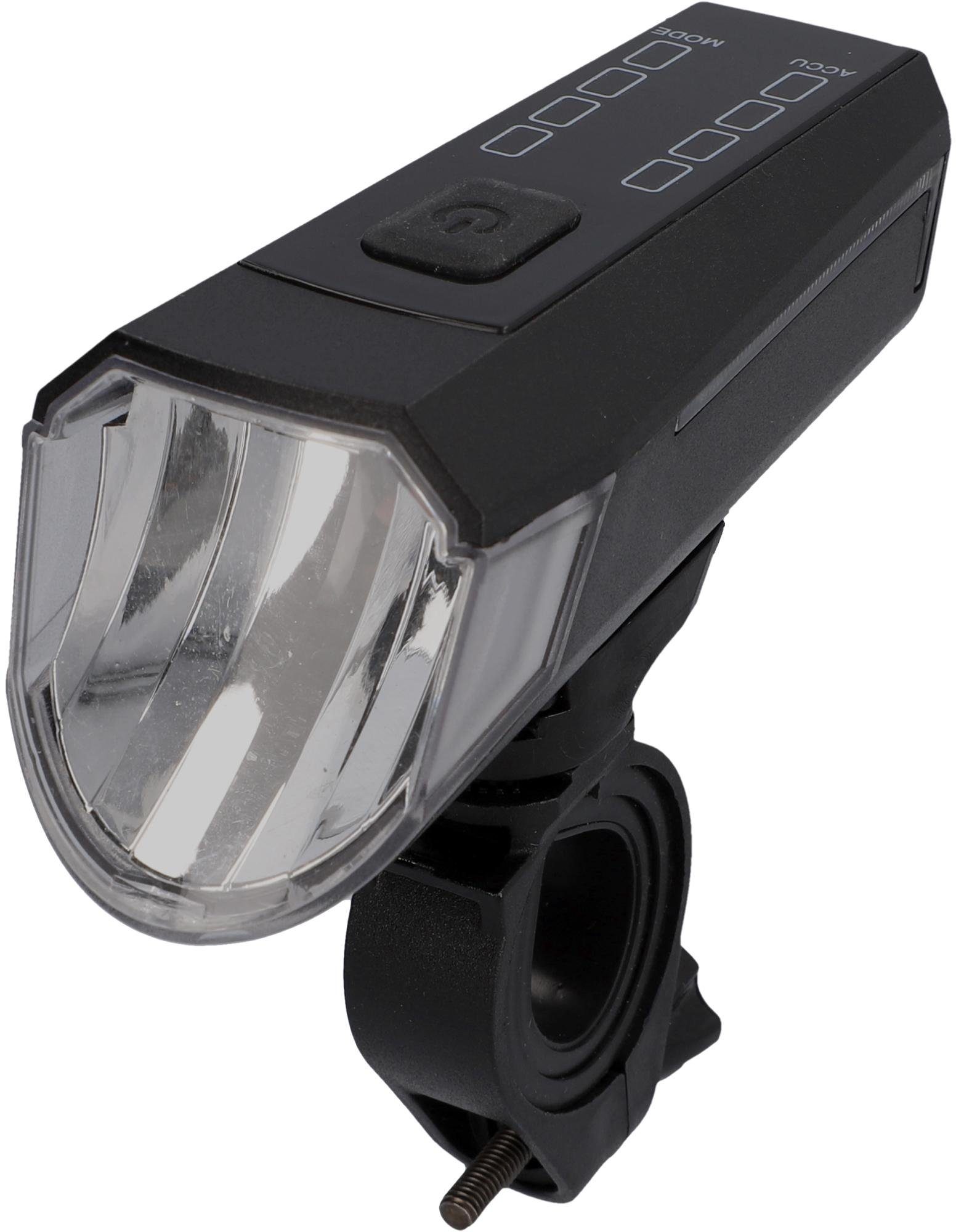 FISCHER Fahrrad Fahrradbeleuchtung LED-Akku Bel.-Set Bremsbel. 80 Lux