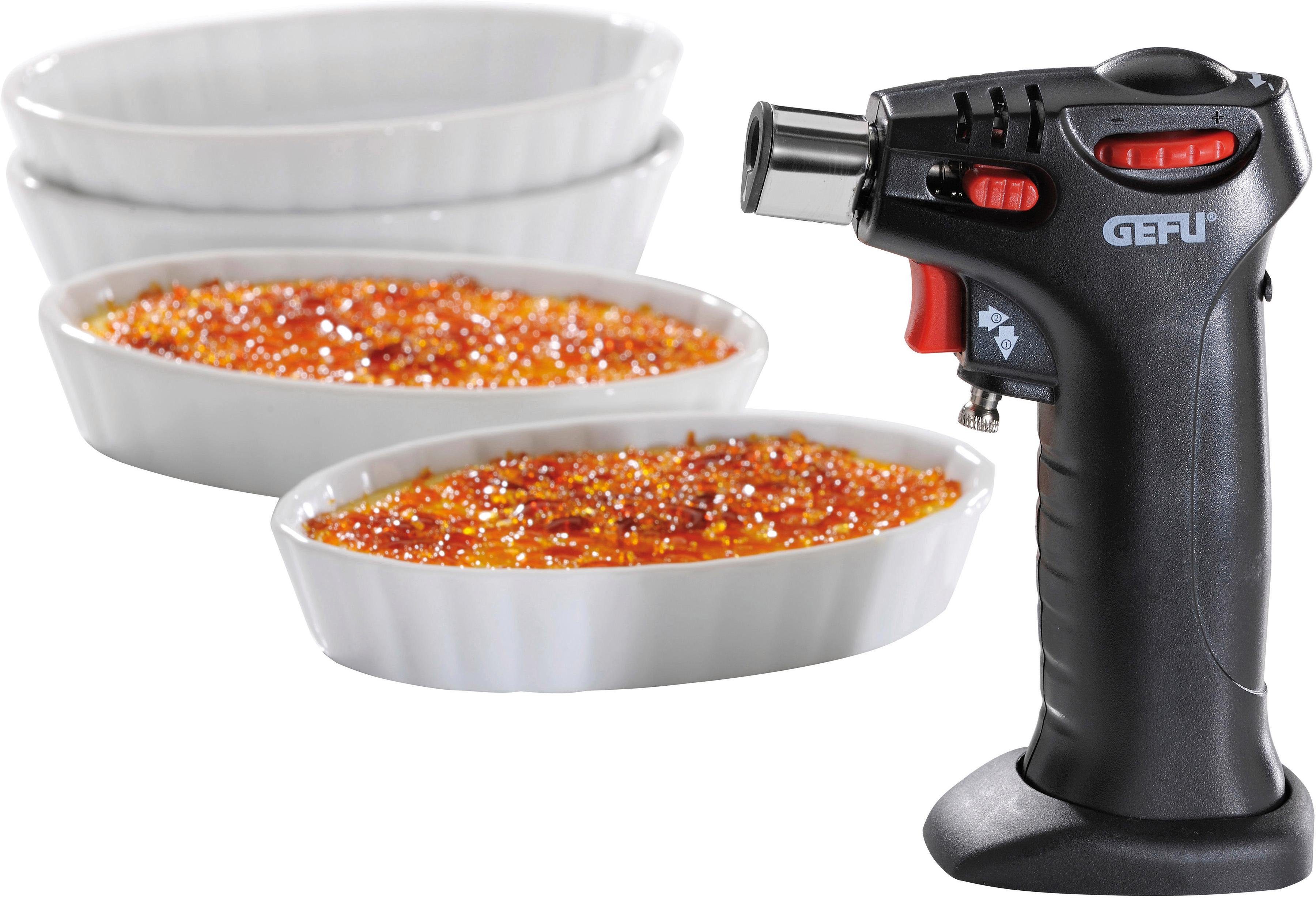 GEFU Flambierbrenner CARMELLO, (Set, 5-tlg)