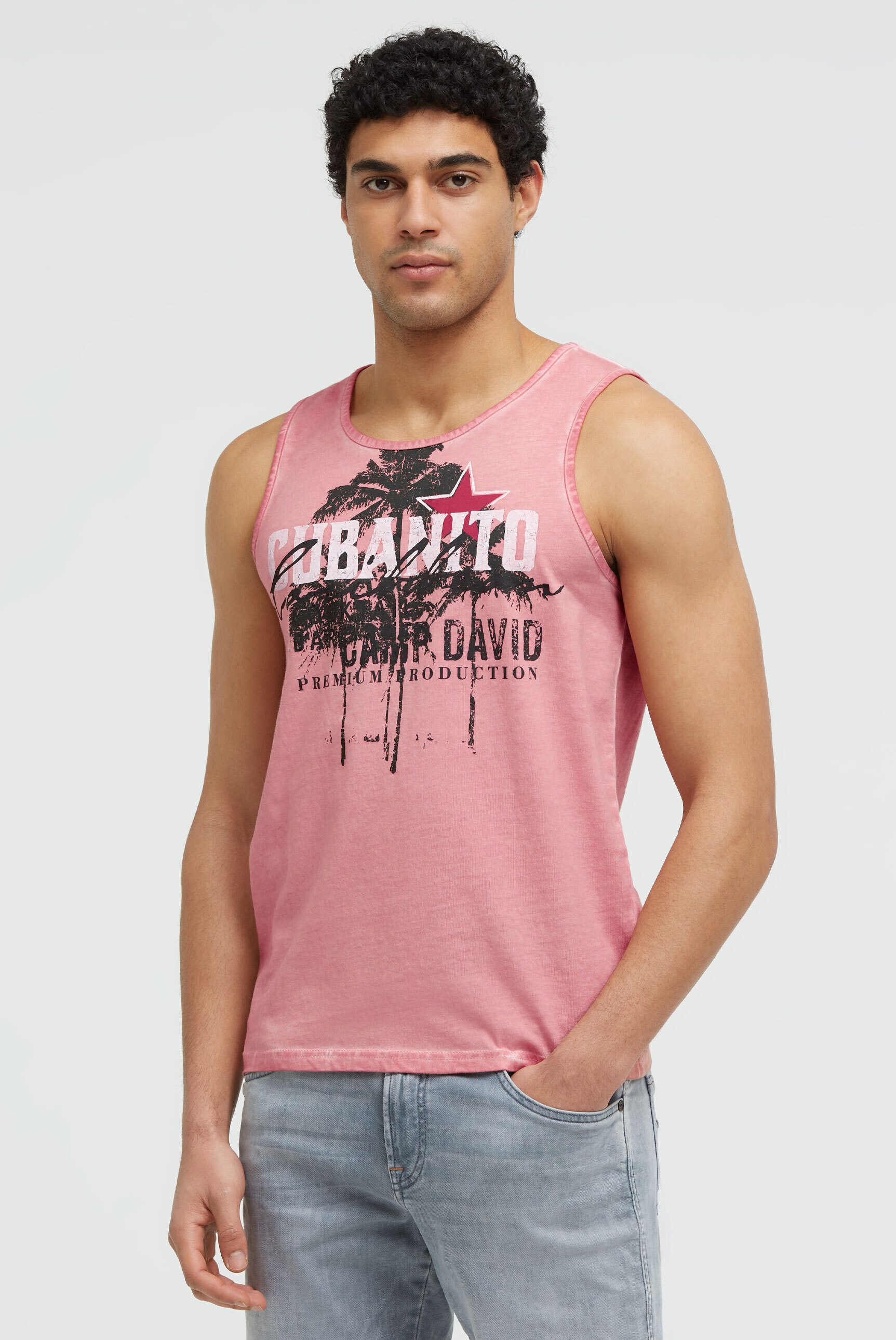 CAMP DAVID Tanktop aus Baumwolle