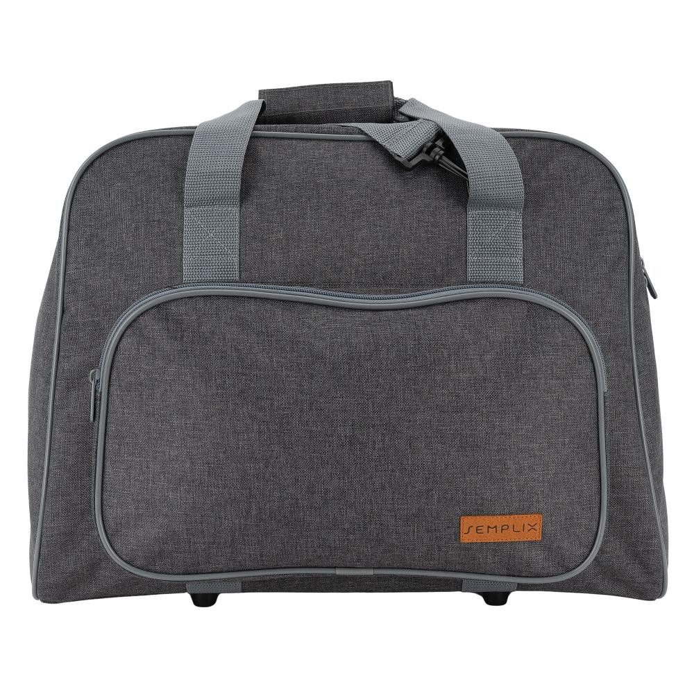 Semplix Nähmaschinentasche - Transporttasche mit Tragegriff, robustes Textilmaterial