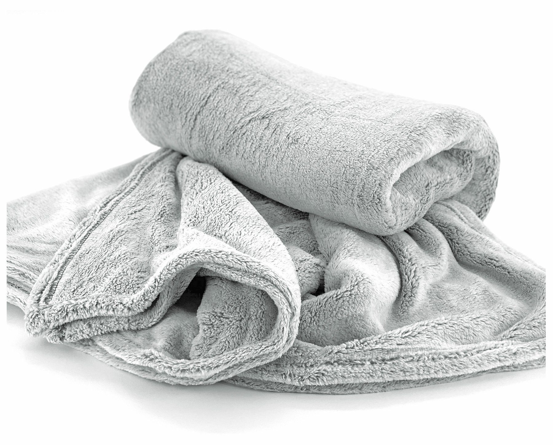 Wohndecke Melange Kuscheldecke Super Soft Flanell günstig online kaufen