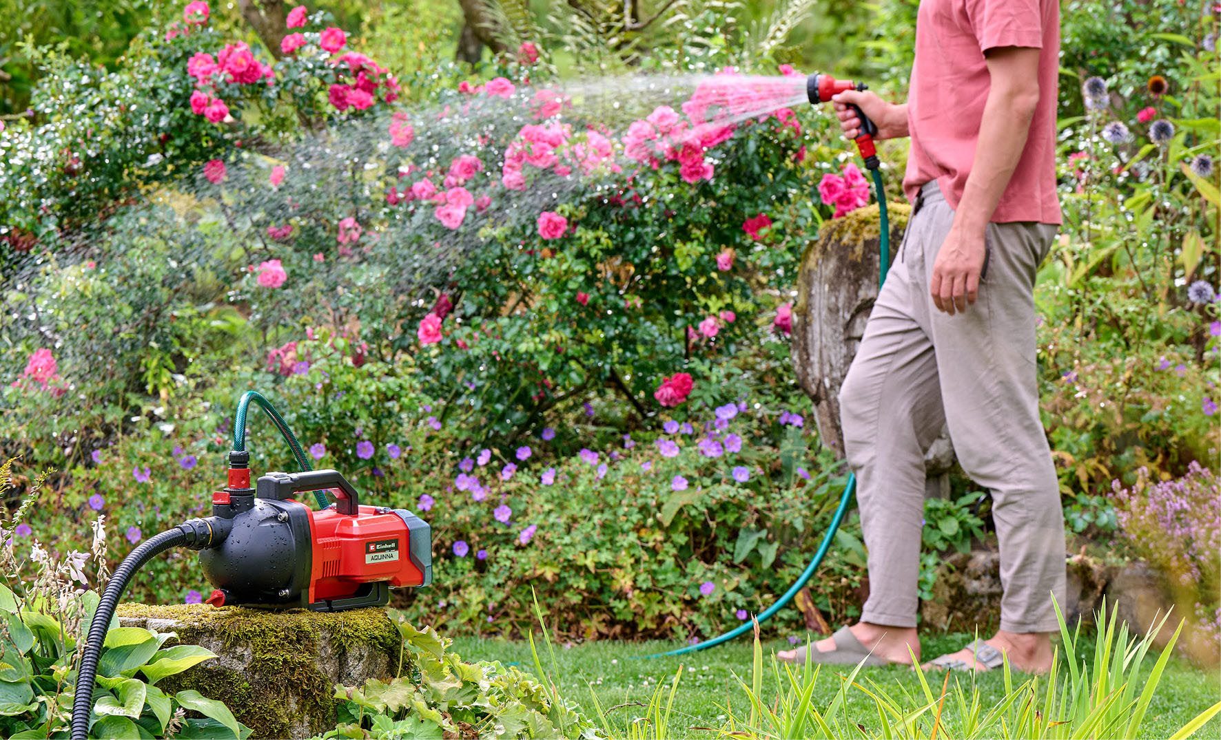 Einhell Akku-Gartenpumpe AQUINNA 36/30