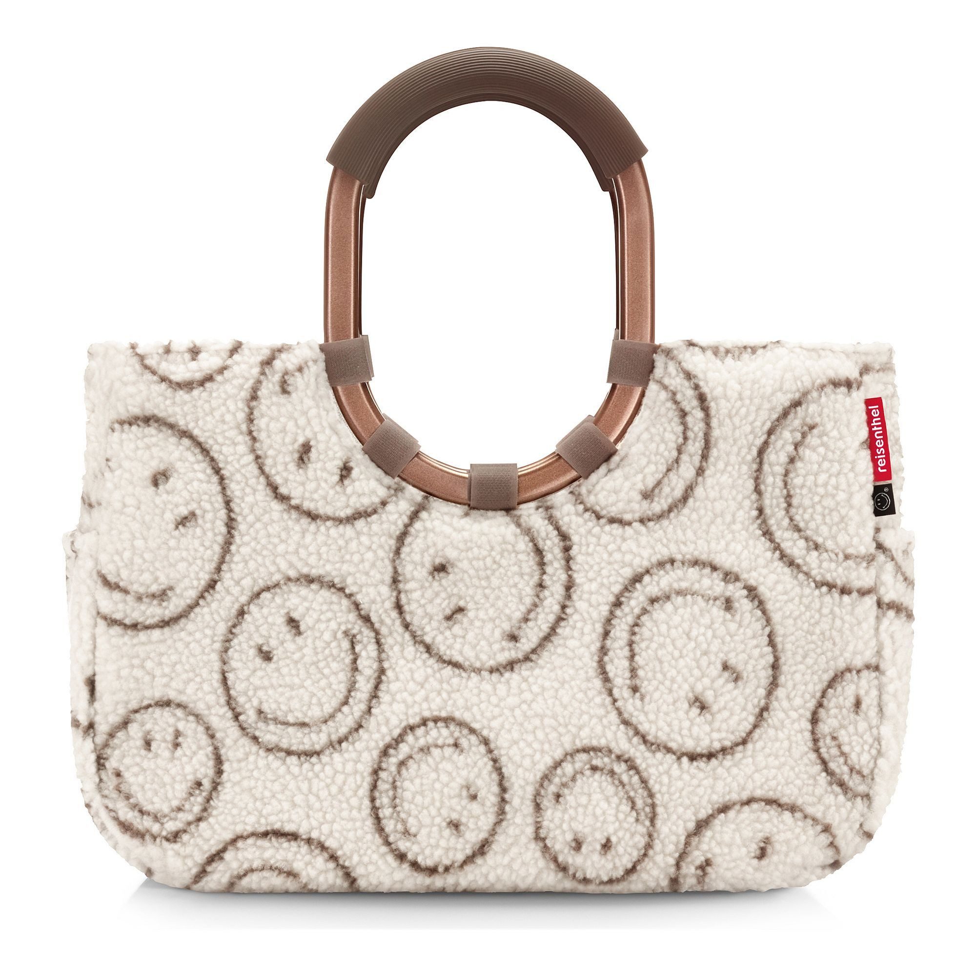 REISENTHEL® Tragetasche loopshopper M smiley® teddy chocolate
