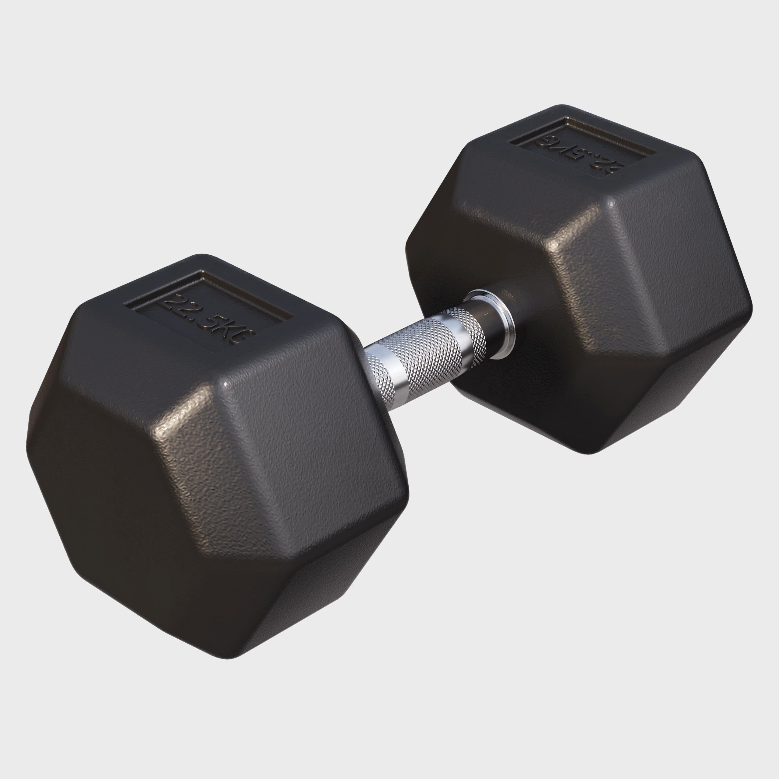 GORILLA SPORTS Kurzhantel Hexagon Kurzhantel Gummi 2-50 kg