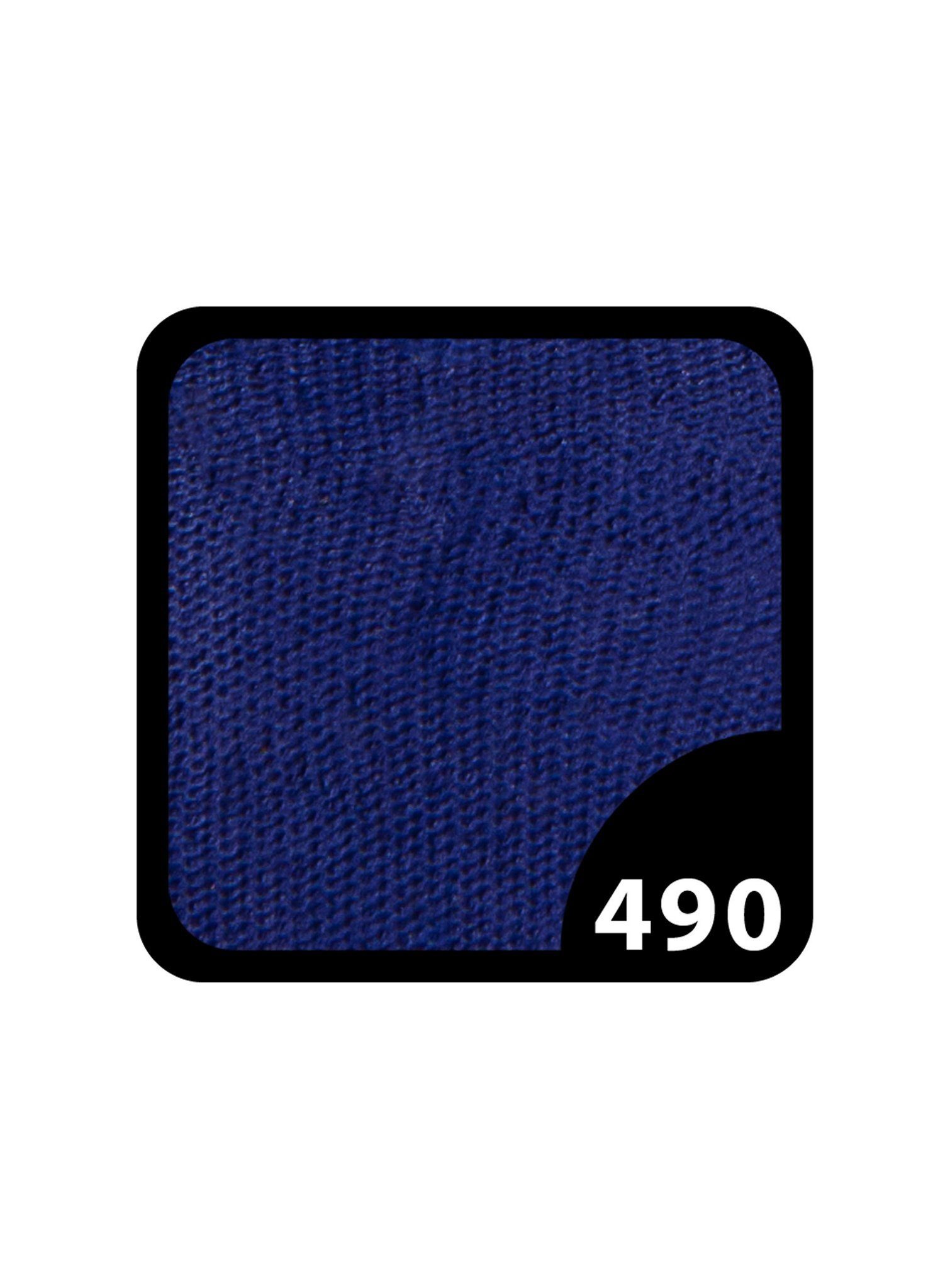 Maskworld Theaterschminke Aqua Make-up dunkelblau Schminke - Fasching Karnev, Hochwertige blaue Wasserschminke mit 12 Gramm Inhalt