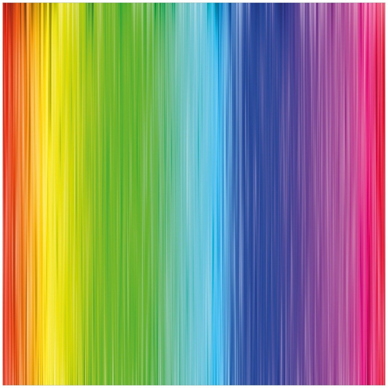 Wallario Memoboard Regenbogenmuster - Farben rot, gelb, grün, blau, pink und rot